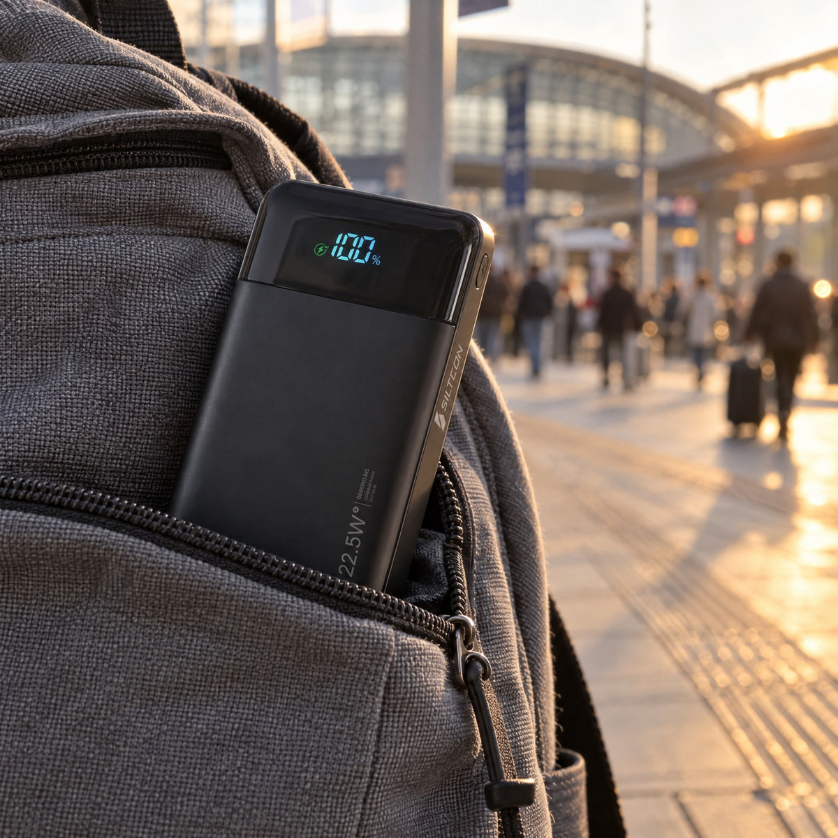 Power bank 30,000 mAh with LED display