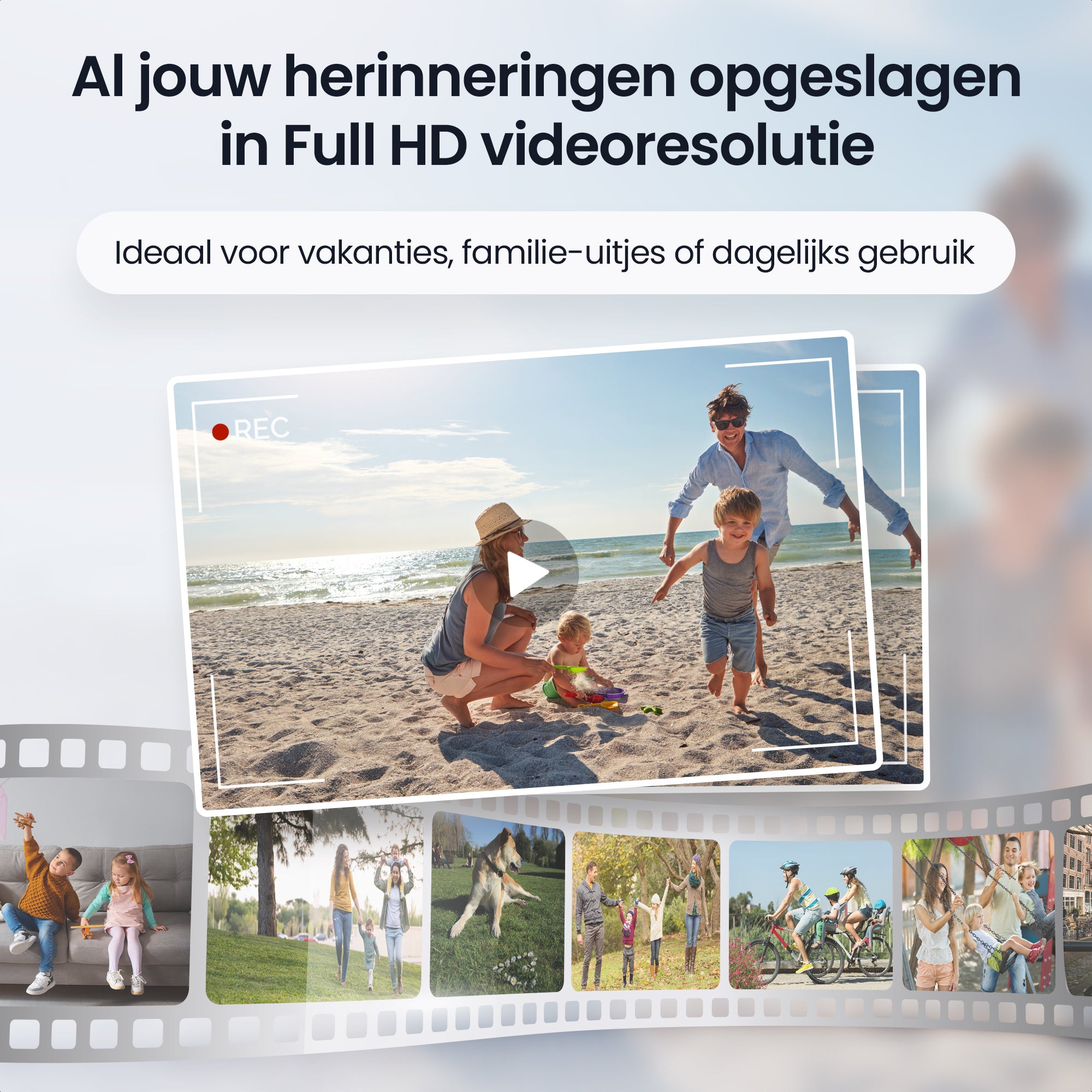 Siltcon® Digitale Camera - Full HD - 64 MP - Zwart