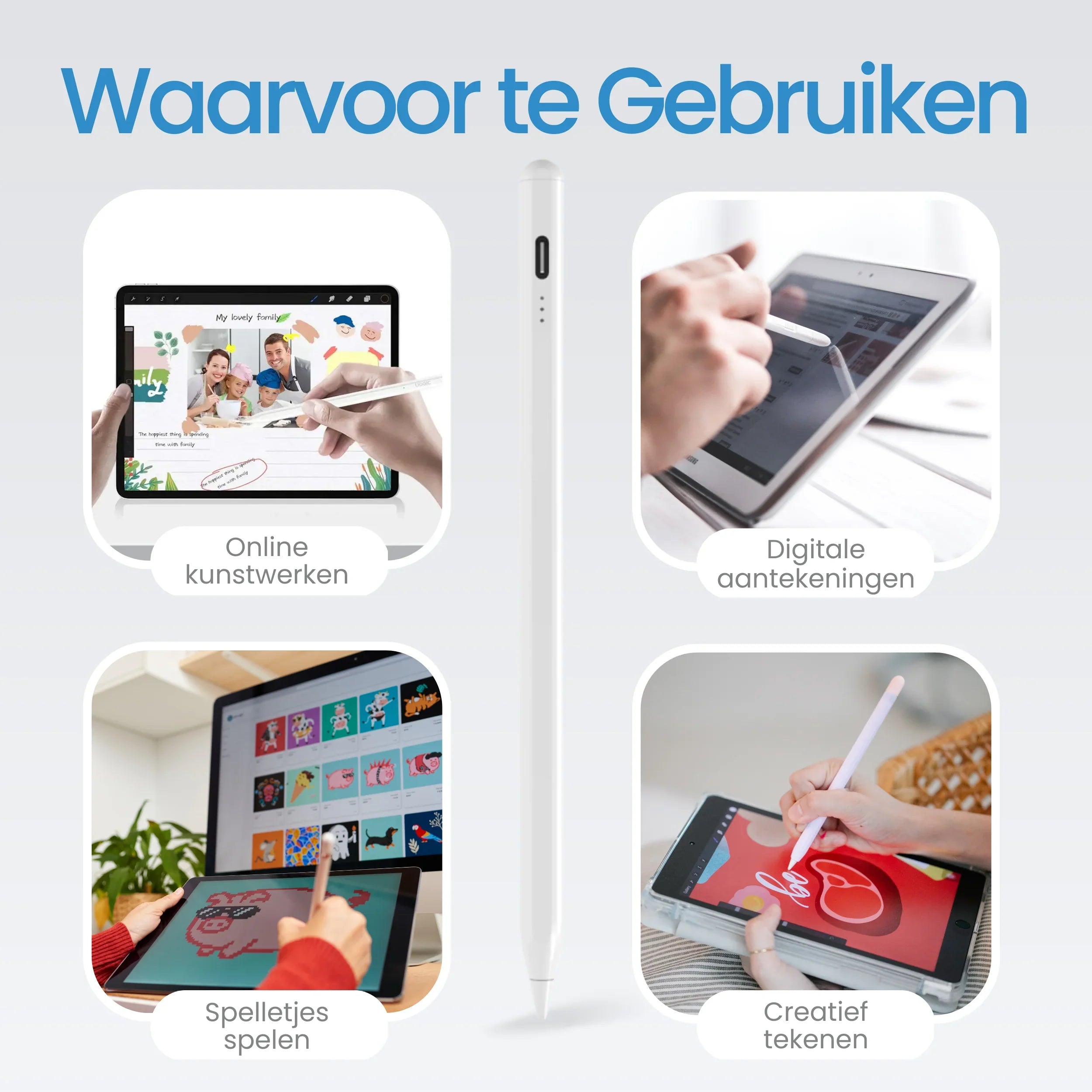 Siltcon Stylus Pen Universeel - Siltcon