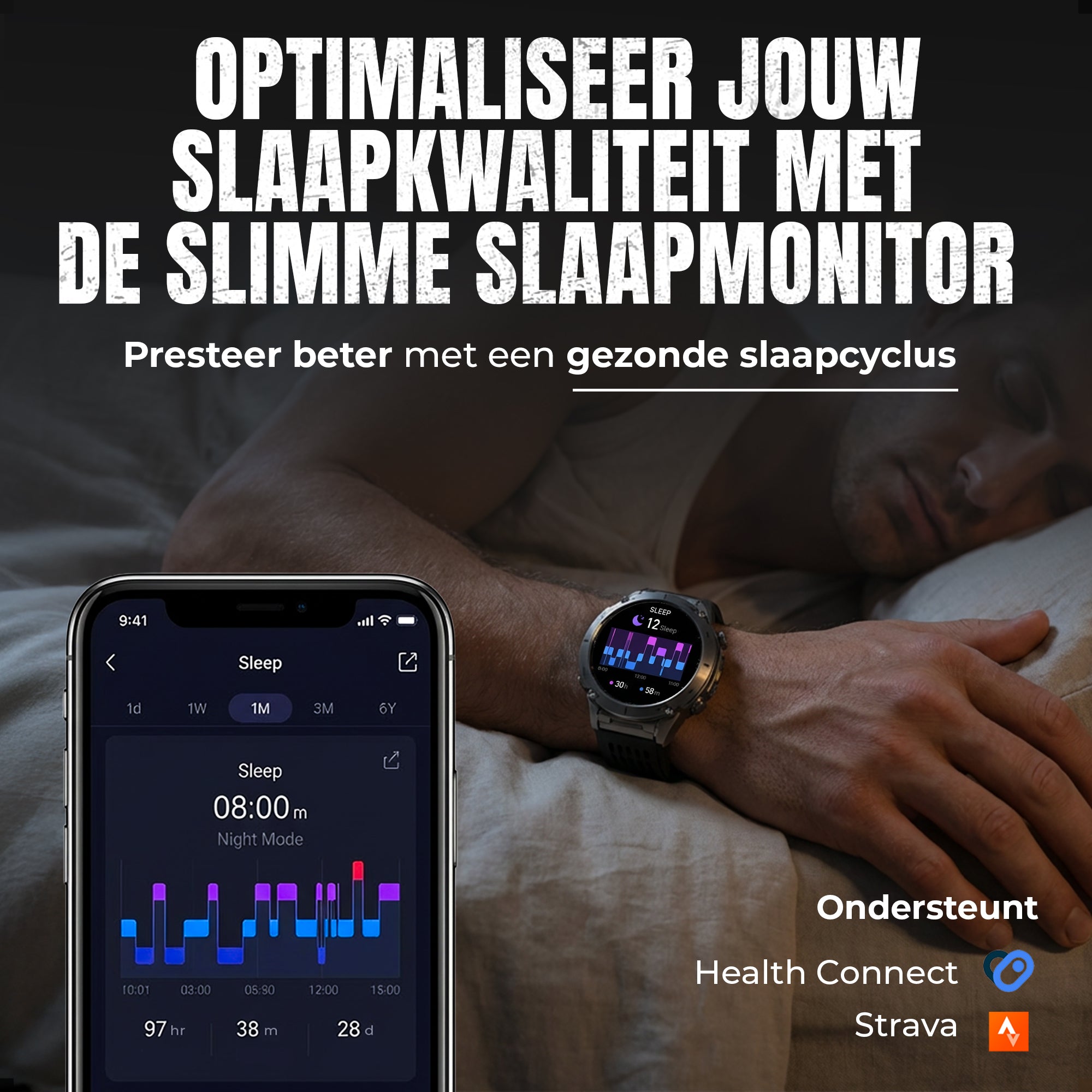 Siltcon® Vortex GPS Smartwatch Heren en Dames