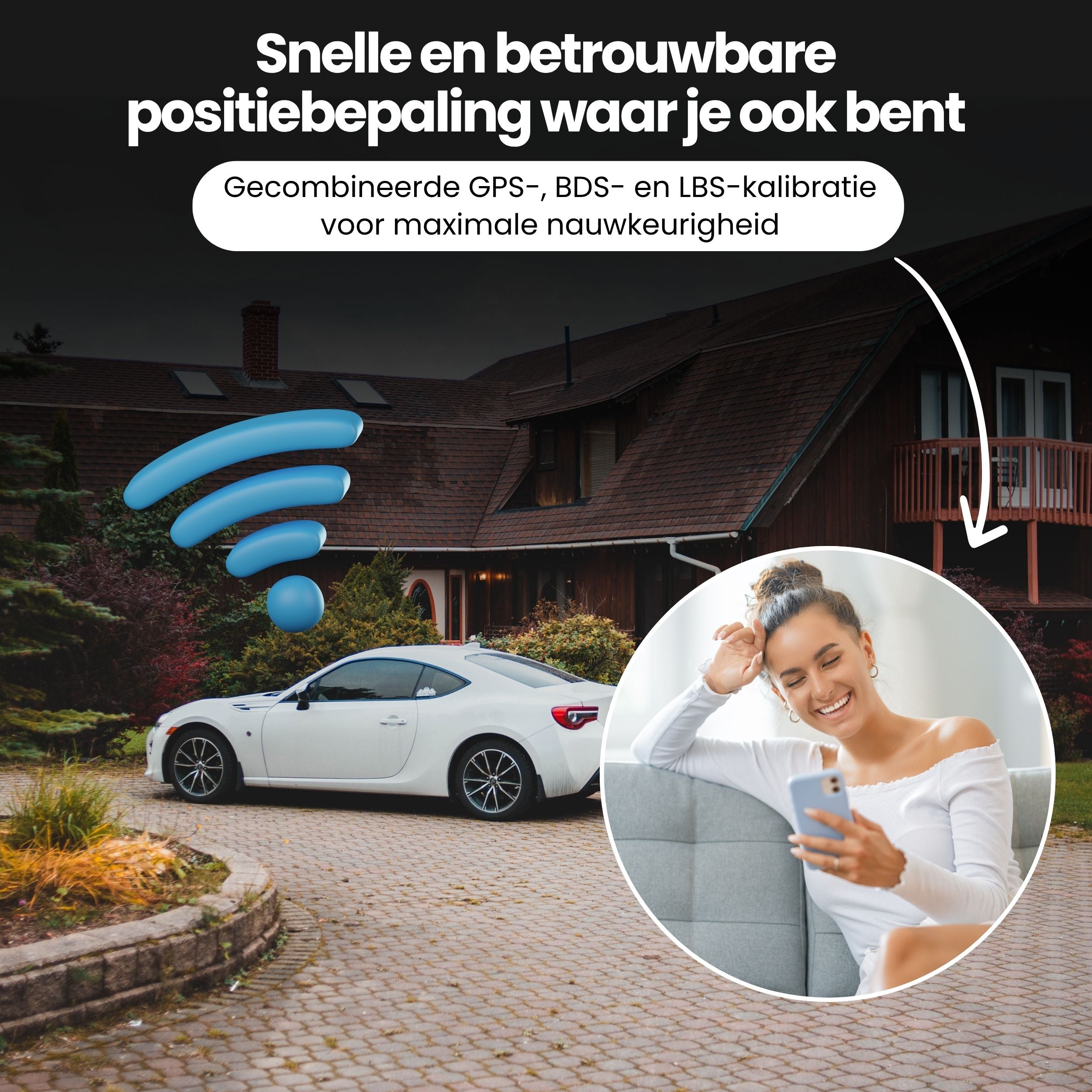 Protectly OBD GPS Tracker – Zonder Abonnement – 4G Tracking Auto