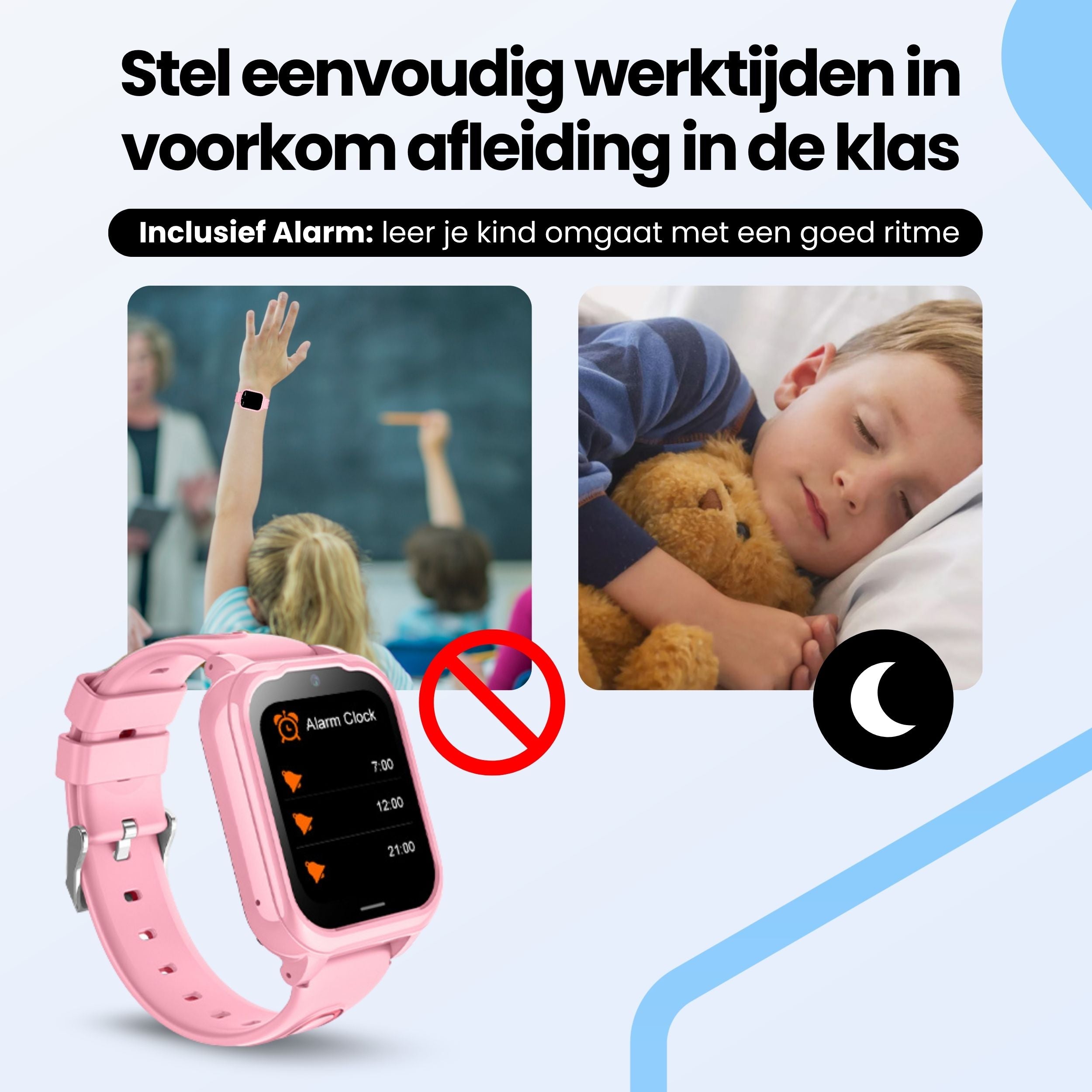 Protectly Kids Smartwatch – GPS horloge kinderen – Smartwatch kind met bellen - Roze