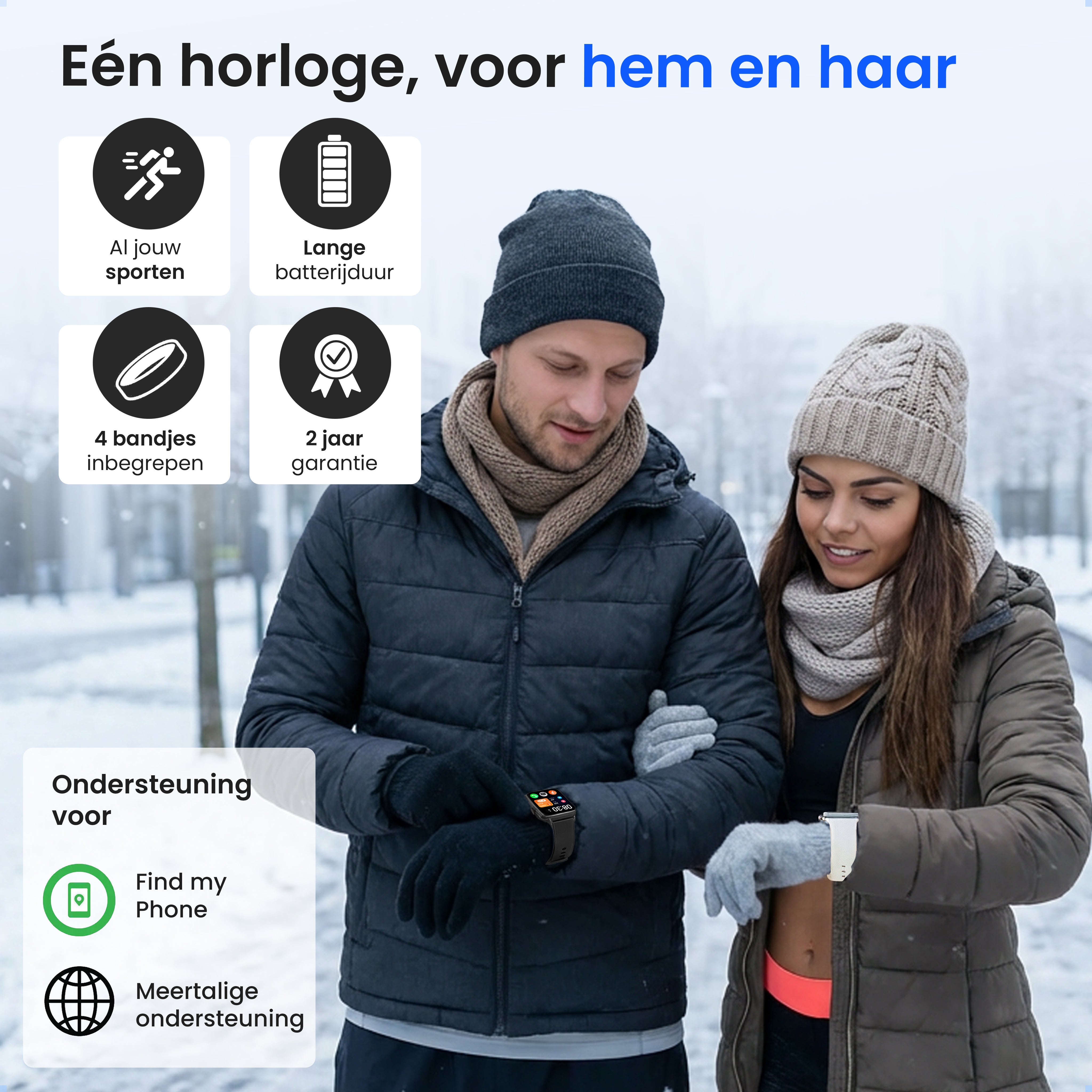 Siltcon Smartwatch Heren & Dames Pro