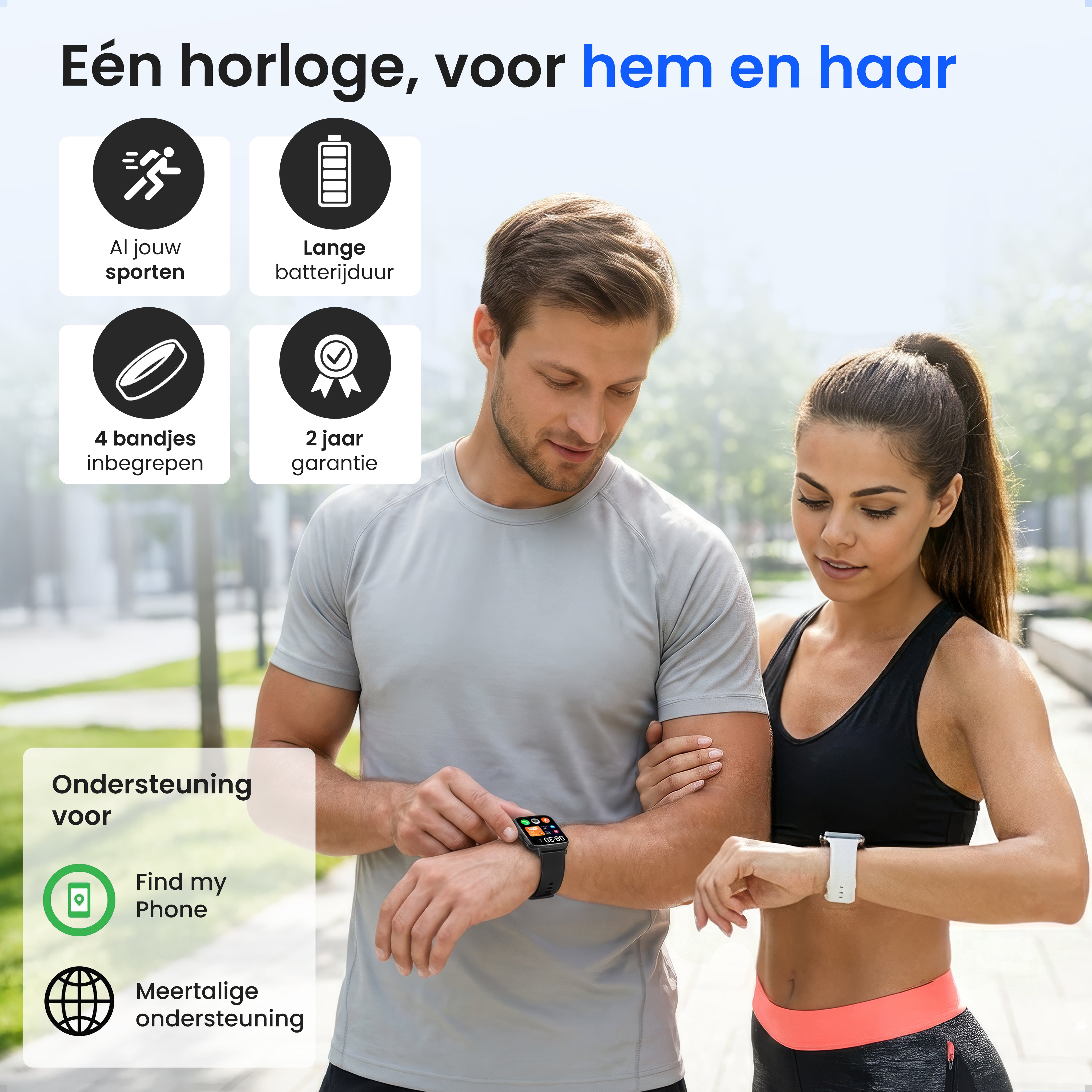 Siltcon Smartwatch Heren & Dames Pro