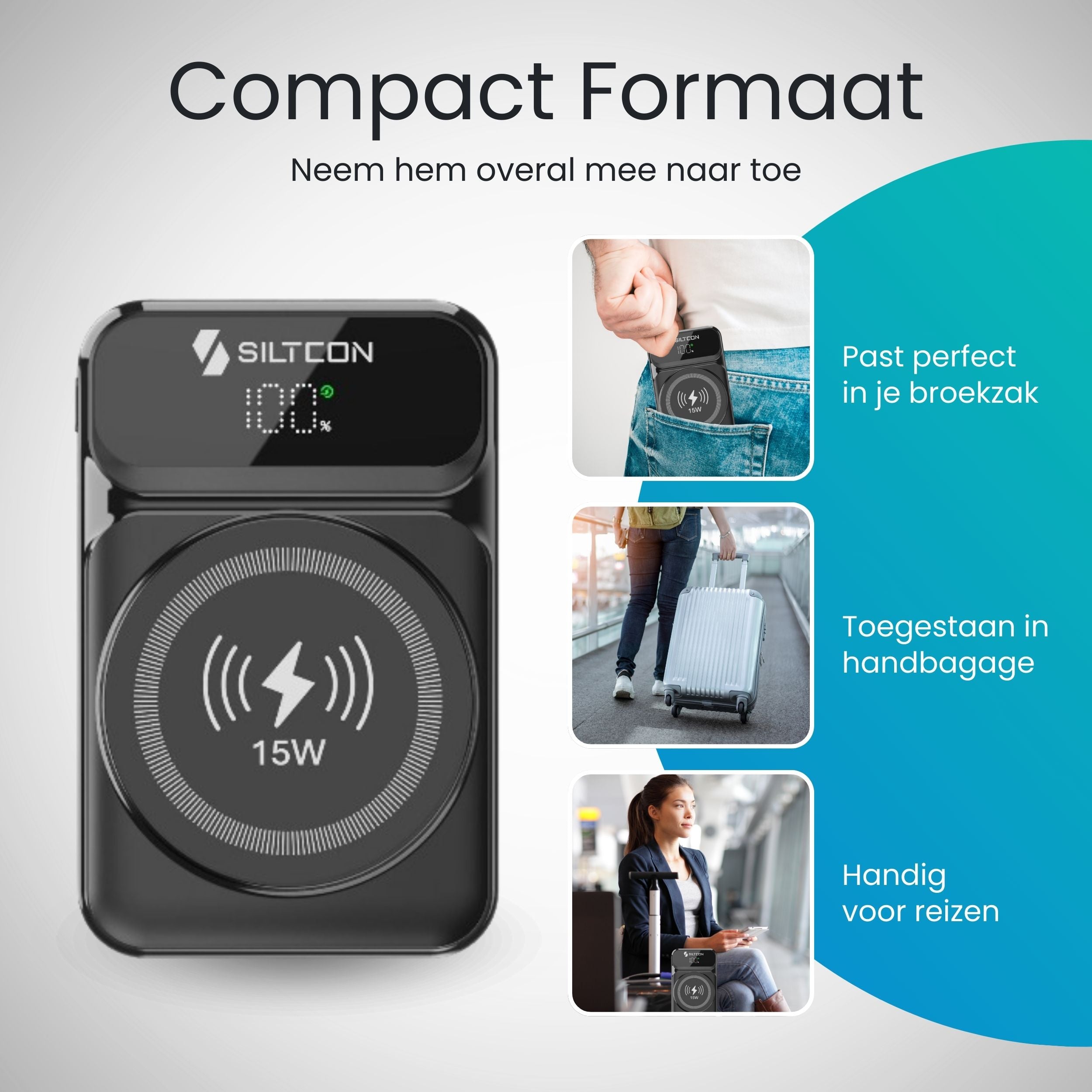Magnetische Powerbank 10000 mAh