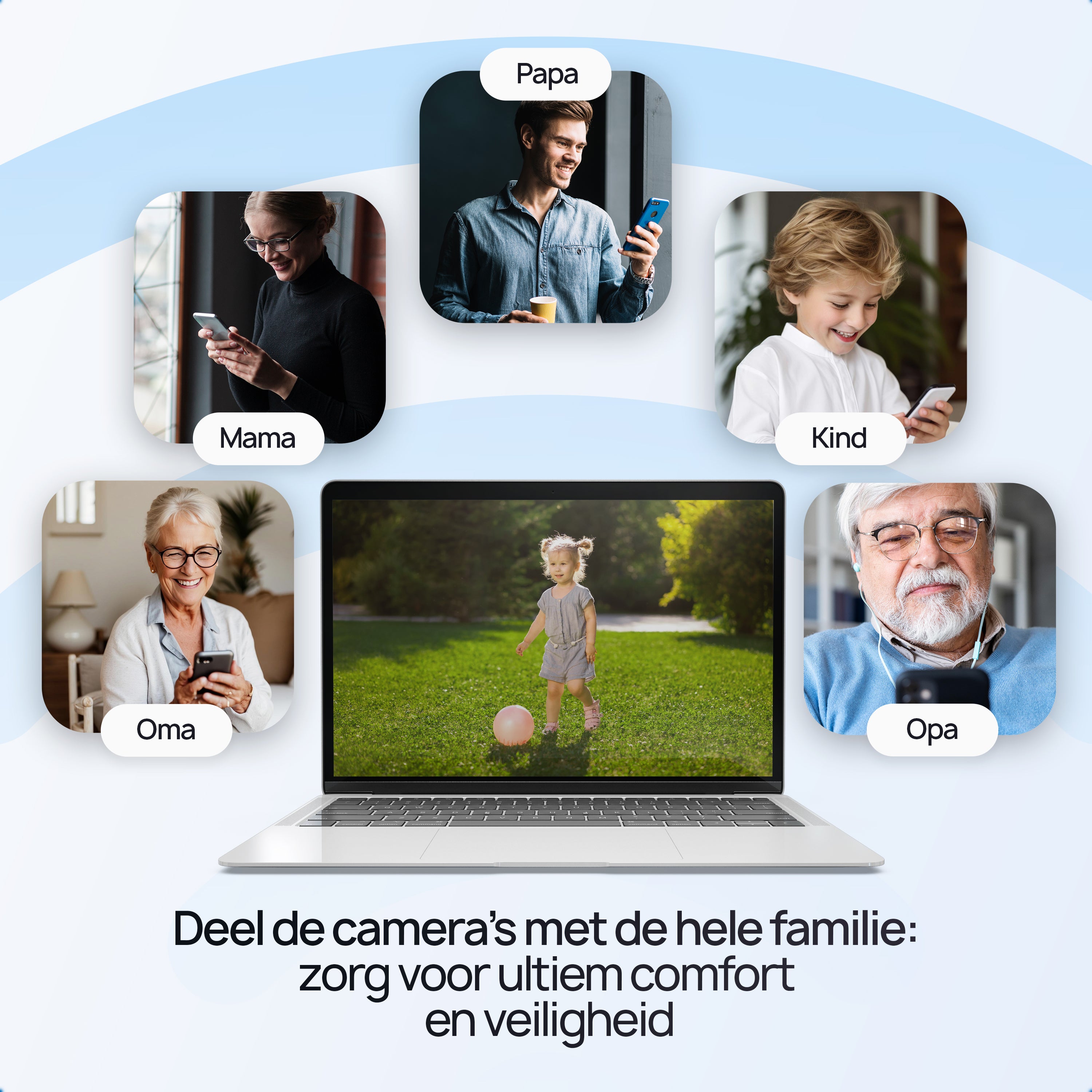 Protectly Beveiligingscamera Buiten 2K 3MP – Nachtzicht & Appbediening - Siltcon