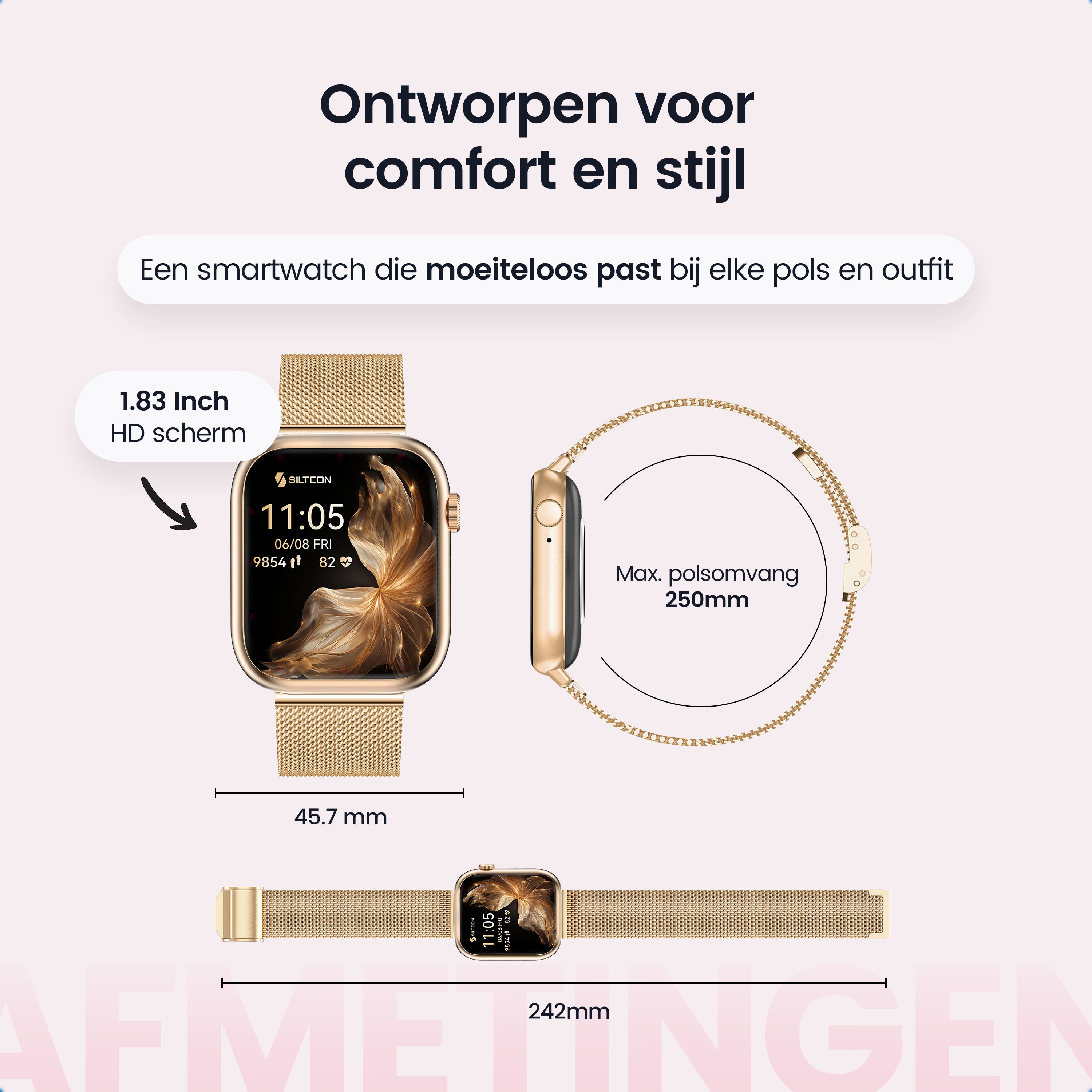 Siltcon Seréa Smartwatch Dames