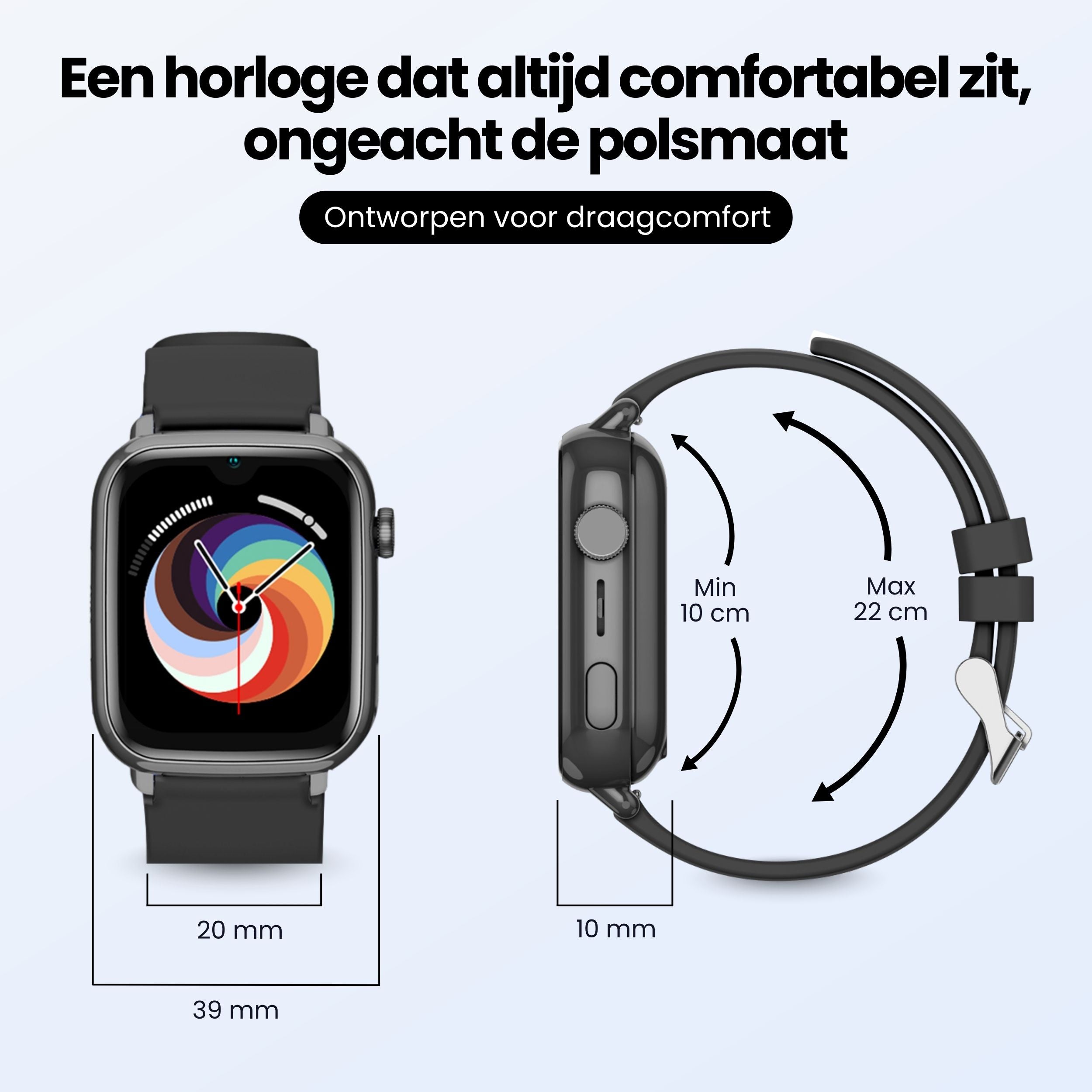 Protectly Kinder GPS Horloge – Smartwatch kind met bellen – GPS & SOS