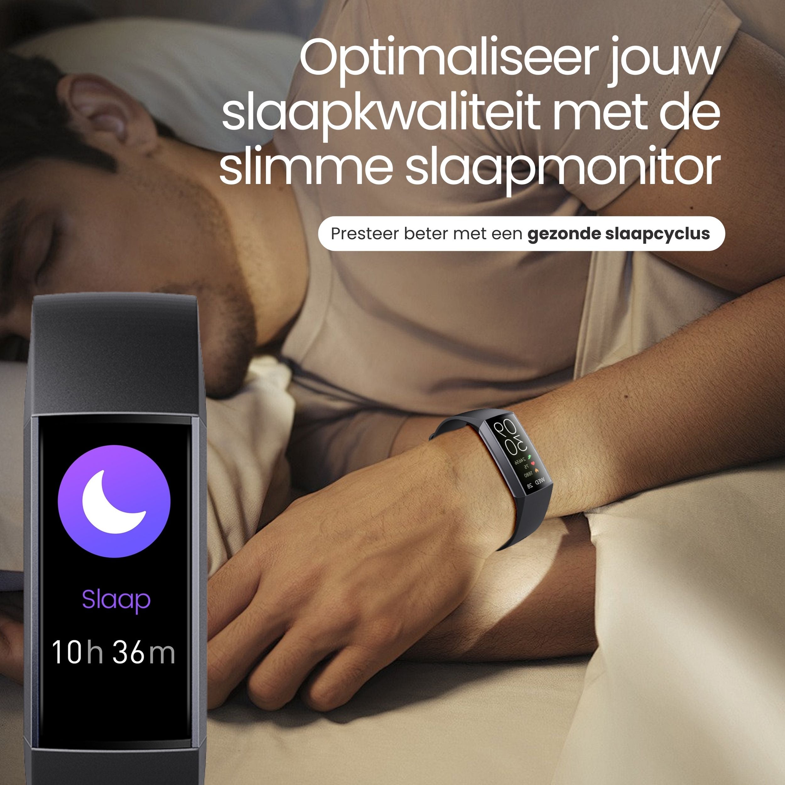 Siltcon® Activity Tracker Pro – Stappenteller Horloge