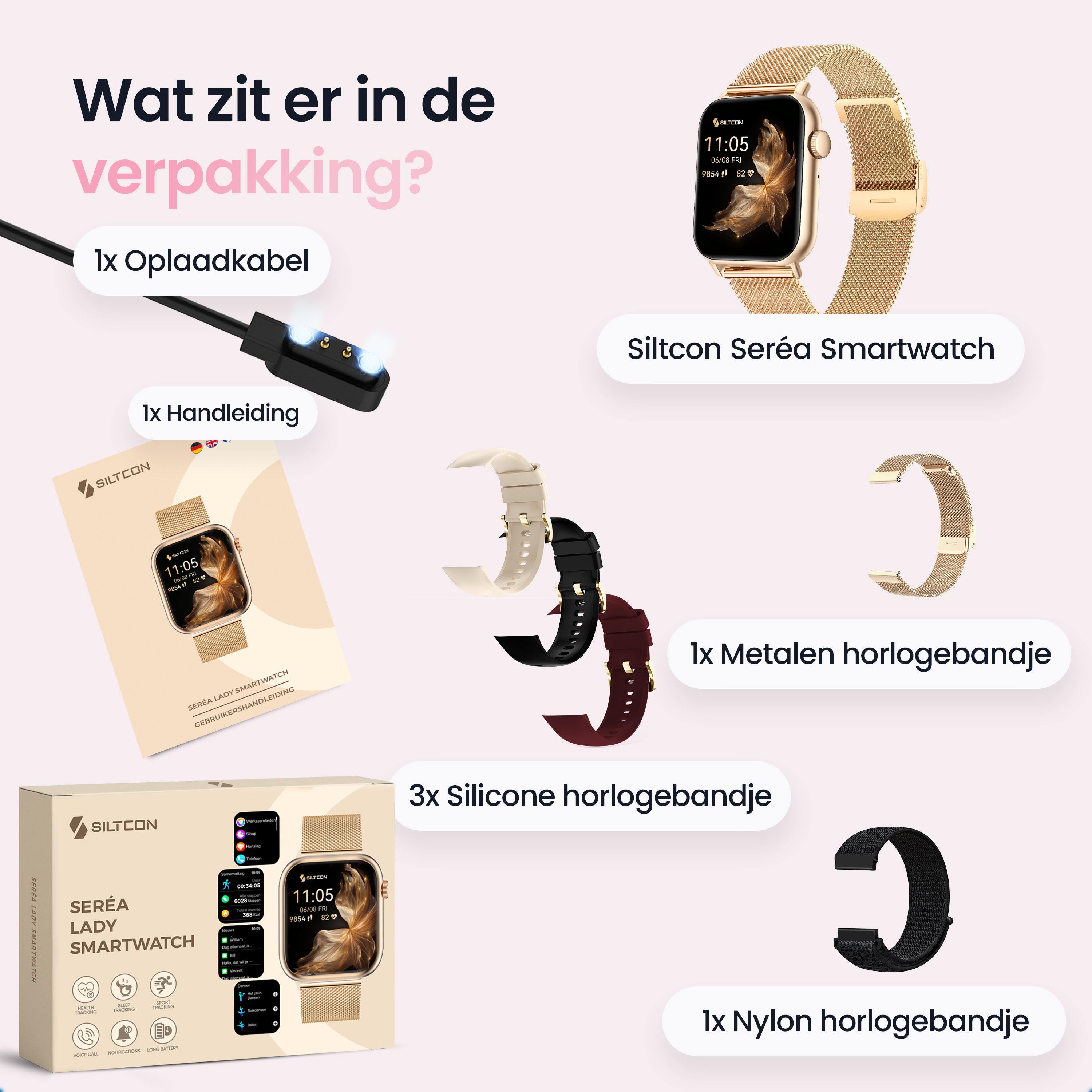 Siltcon Seréa Smartwatch Dames