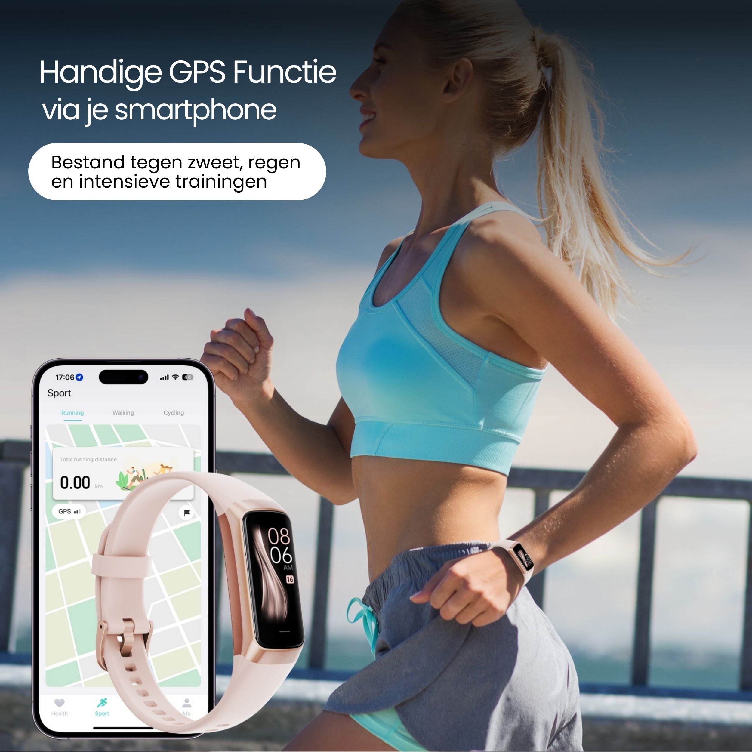 Siltcon® Vitéa Activity Tracker – Stappenteller Horloge