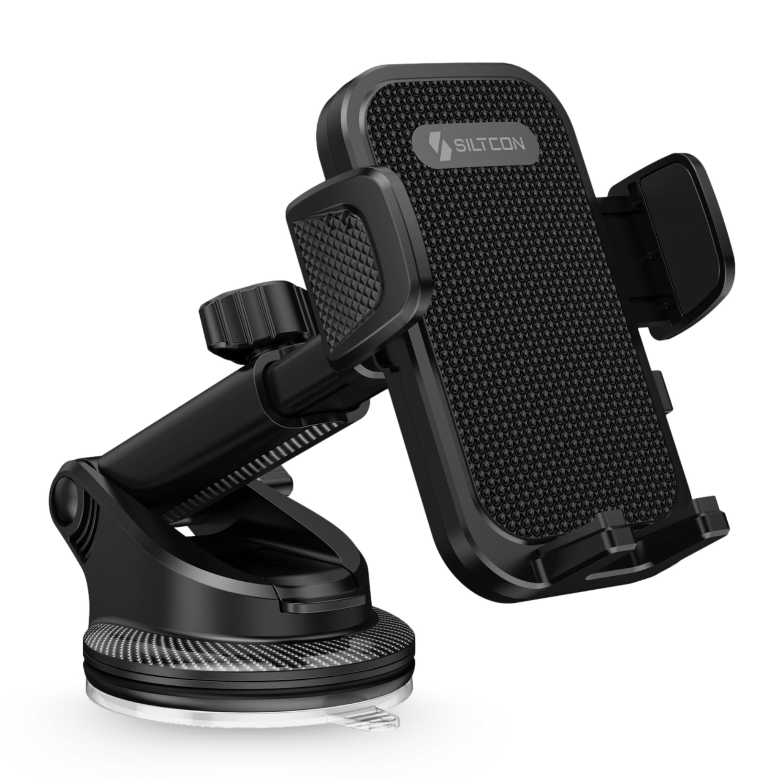 Siltcon Universele Telefoonhouder Auto – Zuignap Bevestiging & 360° Draaibaar