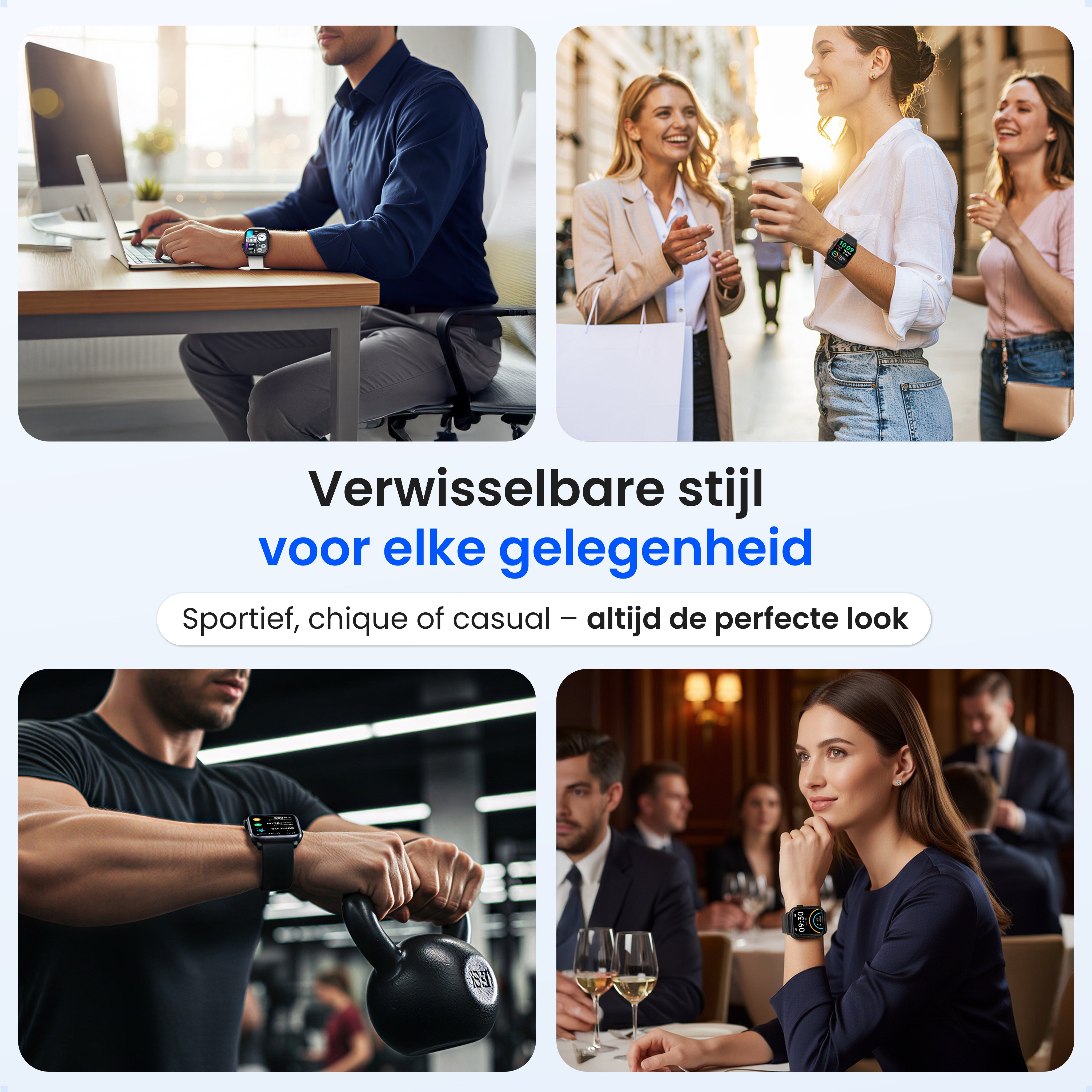 Siltcon Smartwatch Heren & Dames Pro