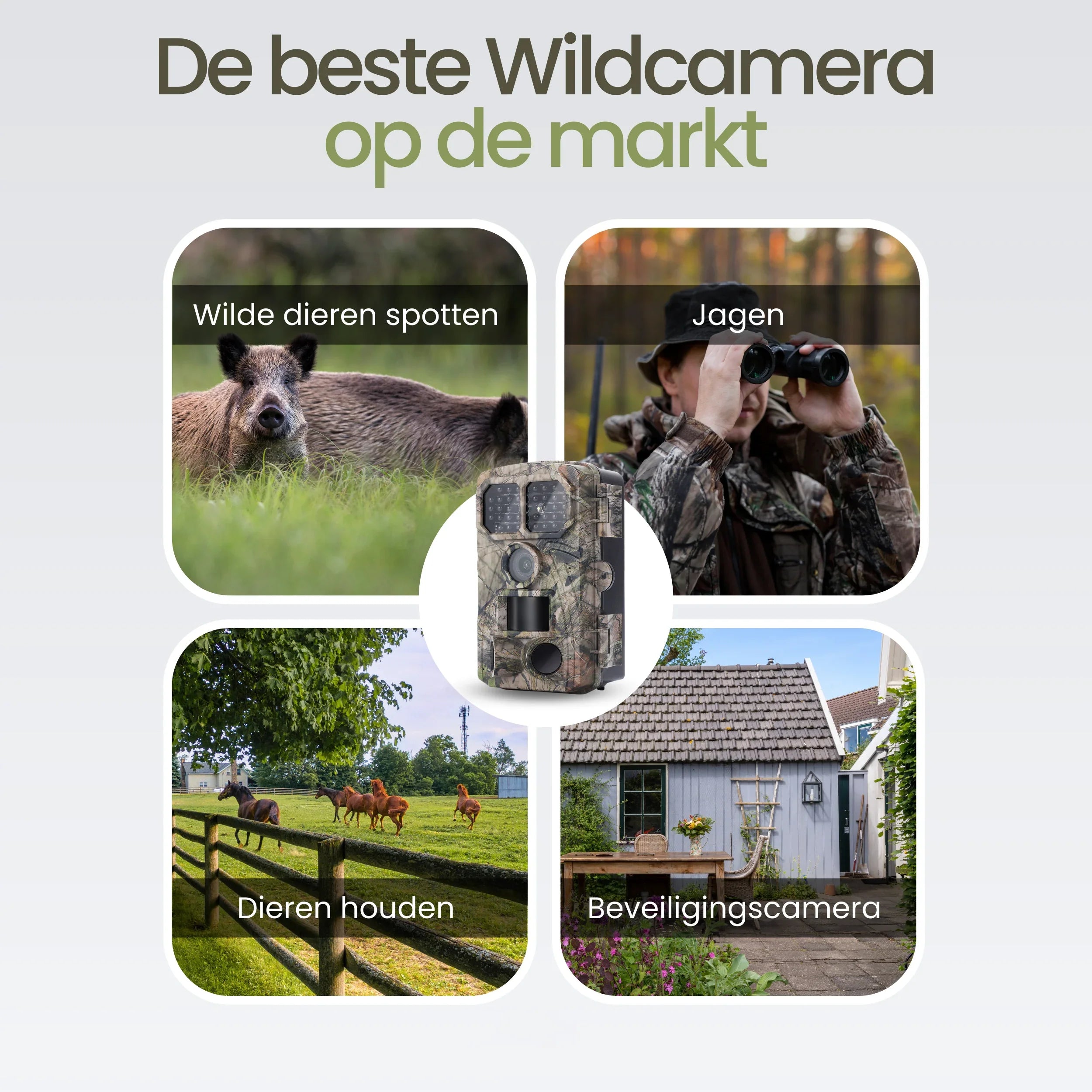 Siltcon Wildcamera met Nachtzicht – 4K