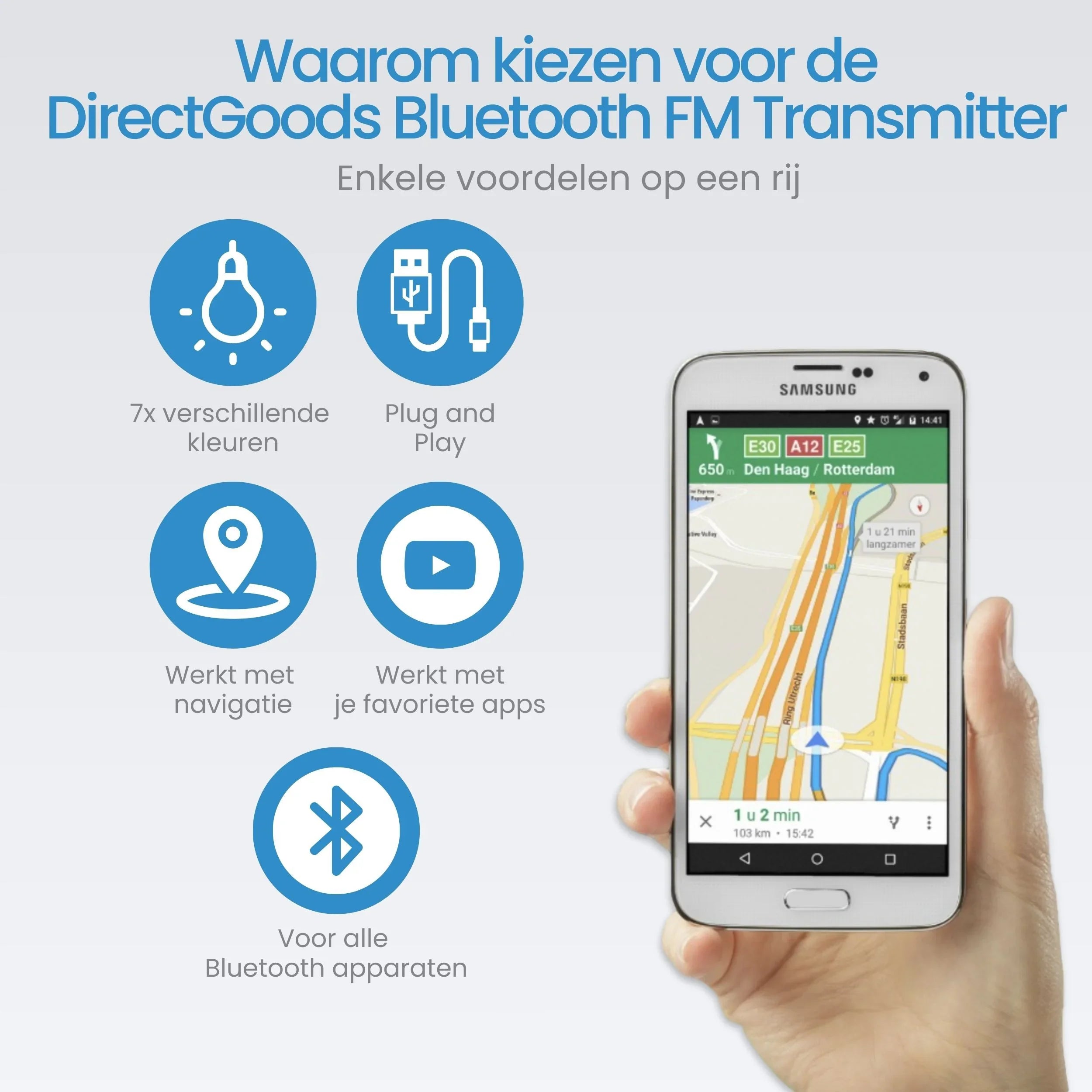 Siltcon Bluetooth FM Transmitter Auto – Snellader