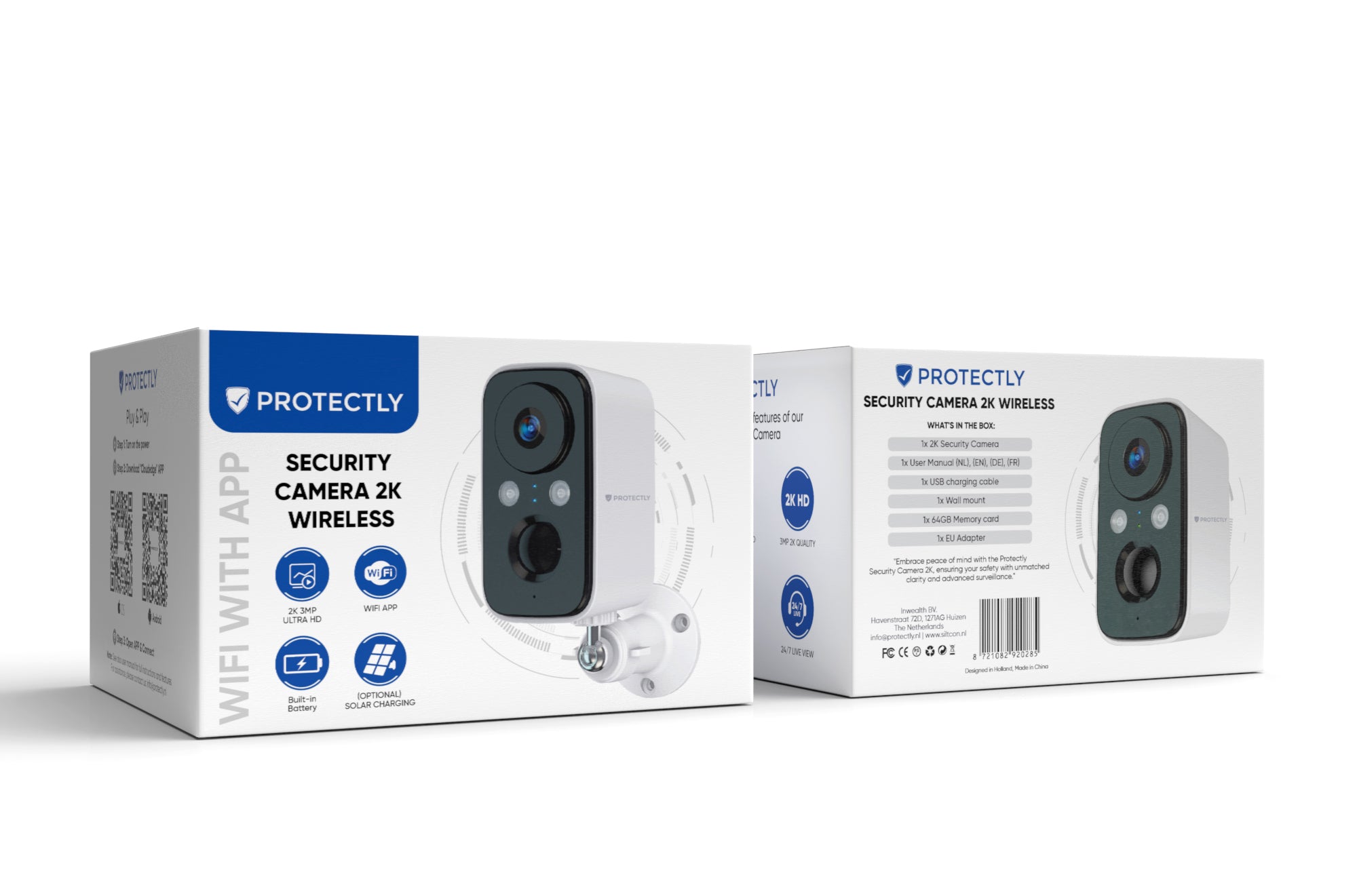 Protectly Zonnepaneel Beveiligingscamera's - Siltcon