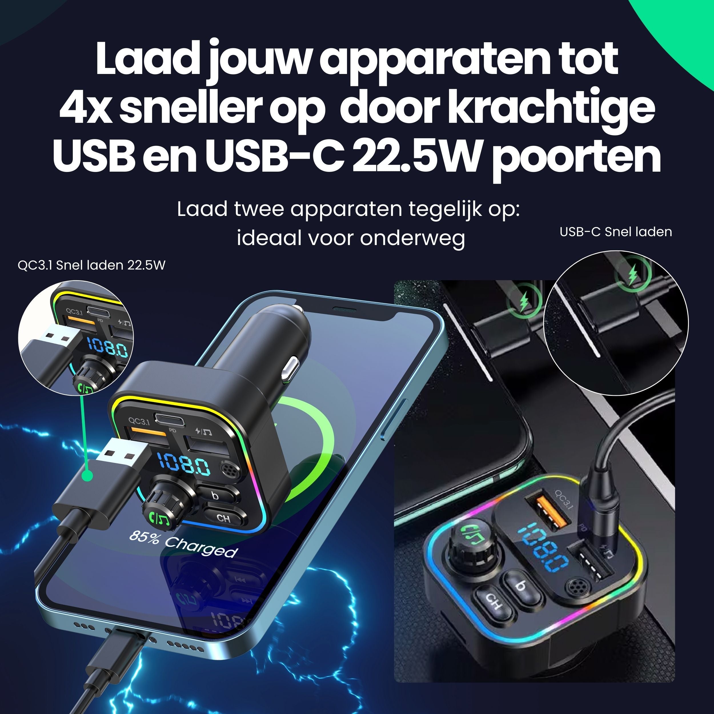 Siltcon Bluetooth FM Transmitter