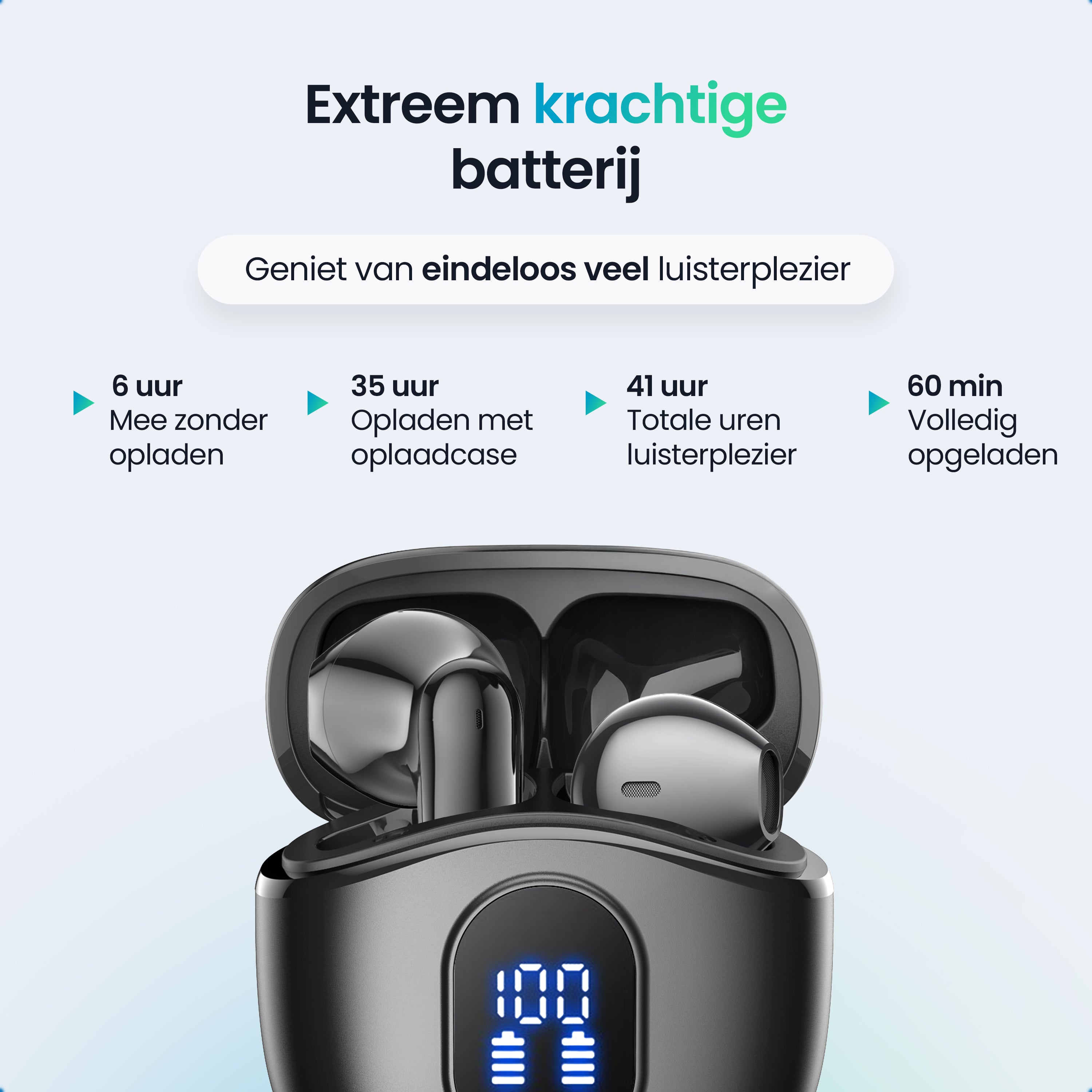 Siltcon Soundwave Pro 4 – Bluetooth 5.4 – ENC Noise Cancelling - Zwart