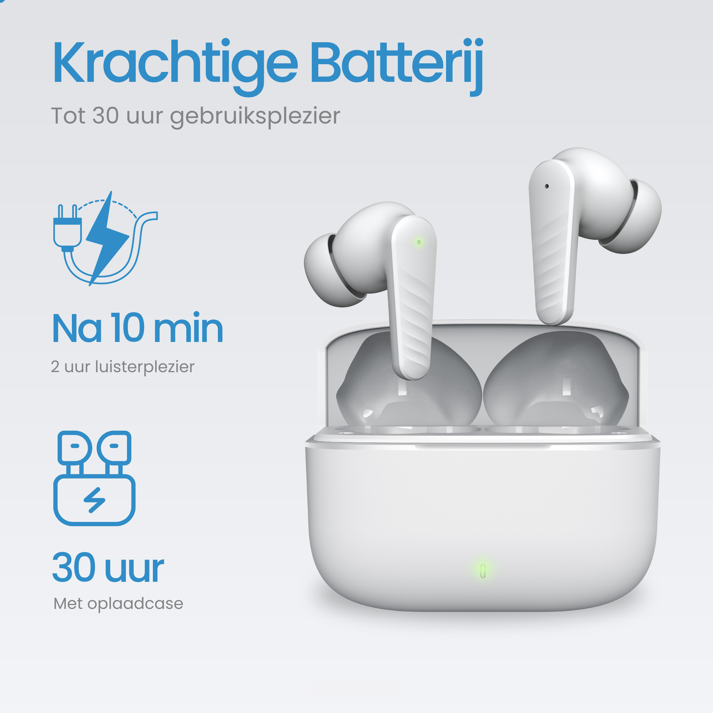 Siltcon Draadloze Oordopjes - Universeel - Siltcon