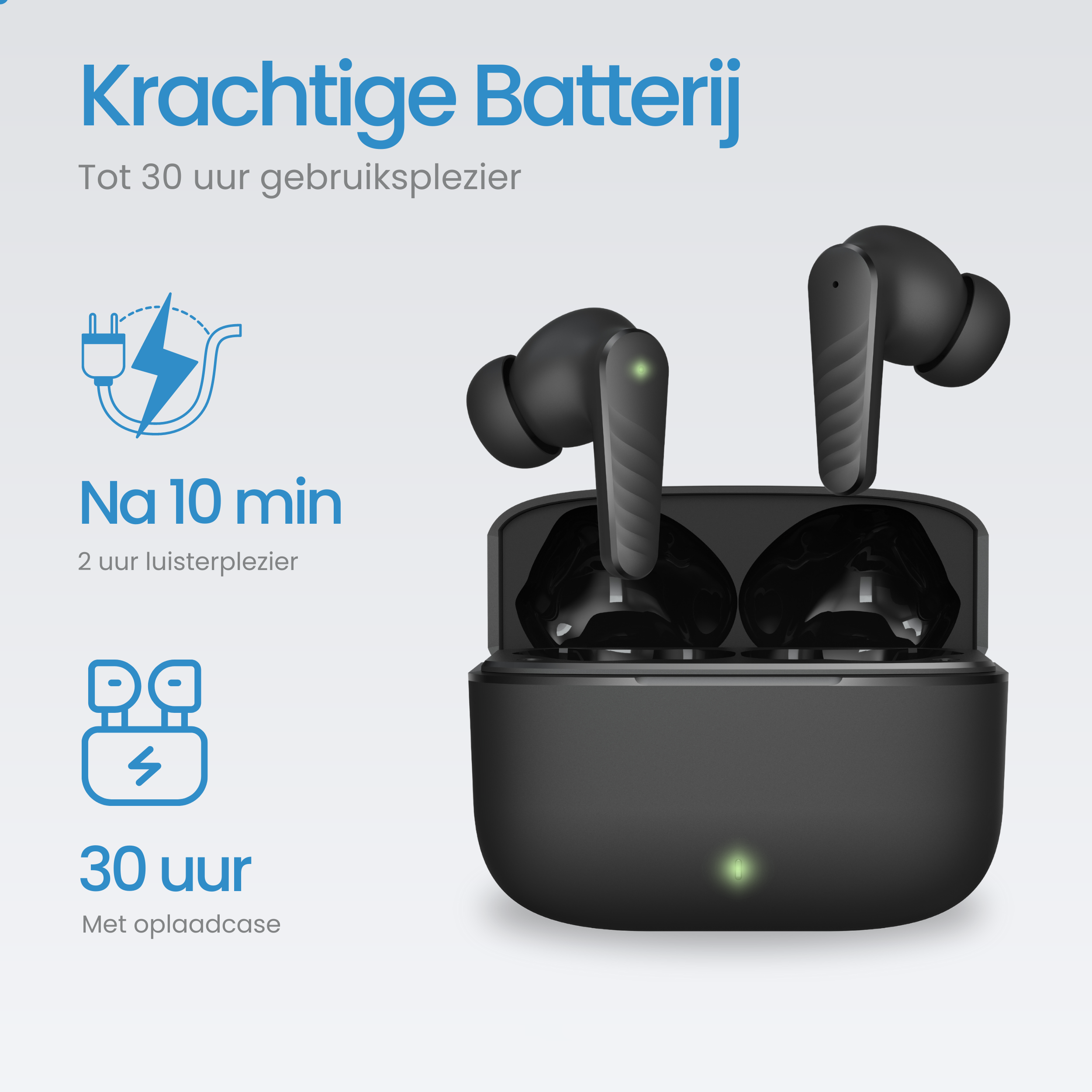 Siltcon Draadloze Oordopjes - Universeel - Siltcon