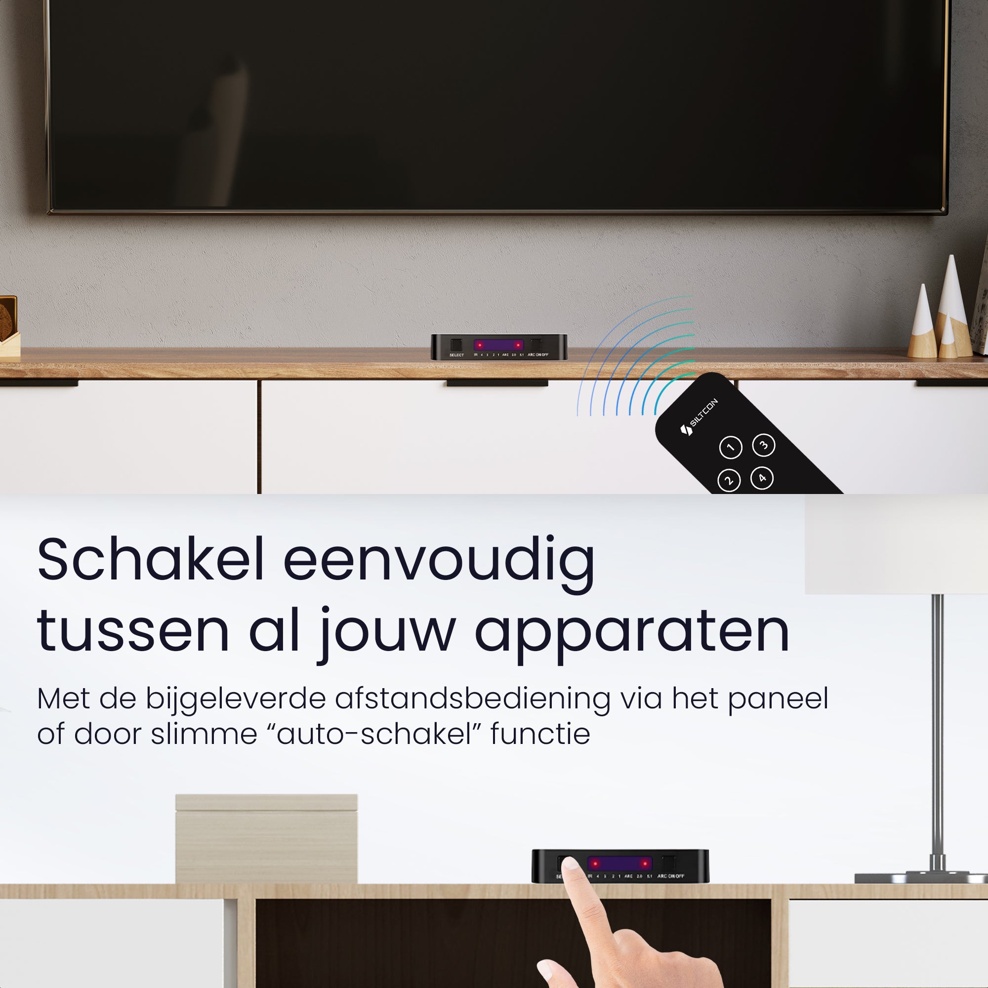 Siltcon HDMI Switch 4K 60Hz - Siltcon