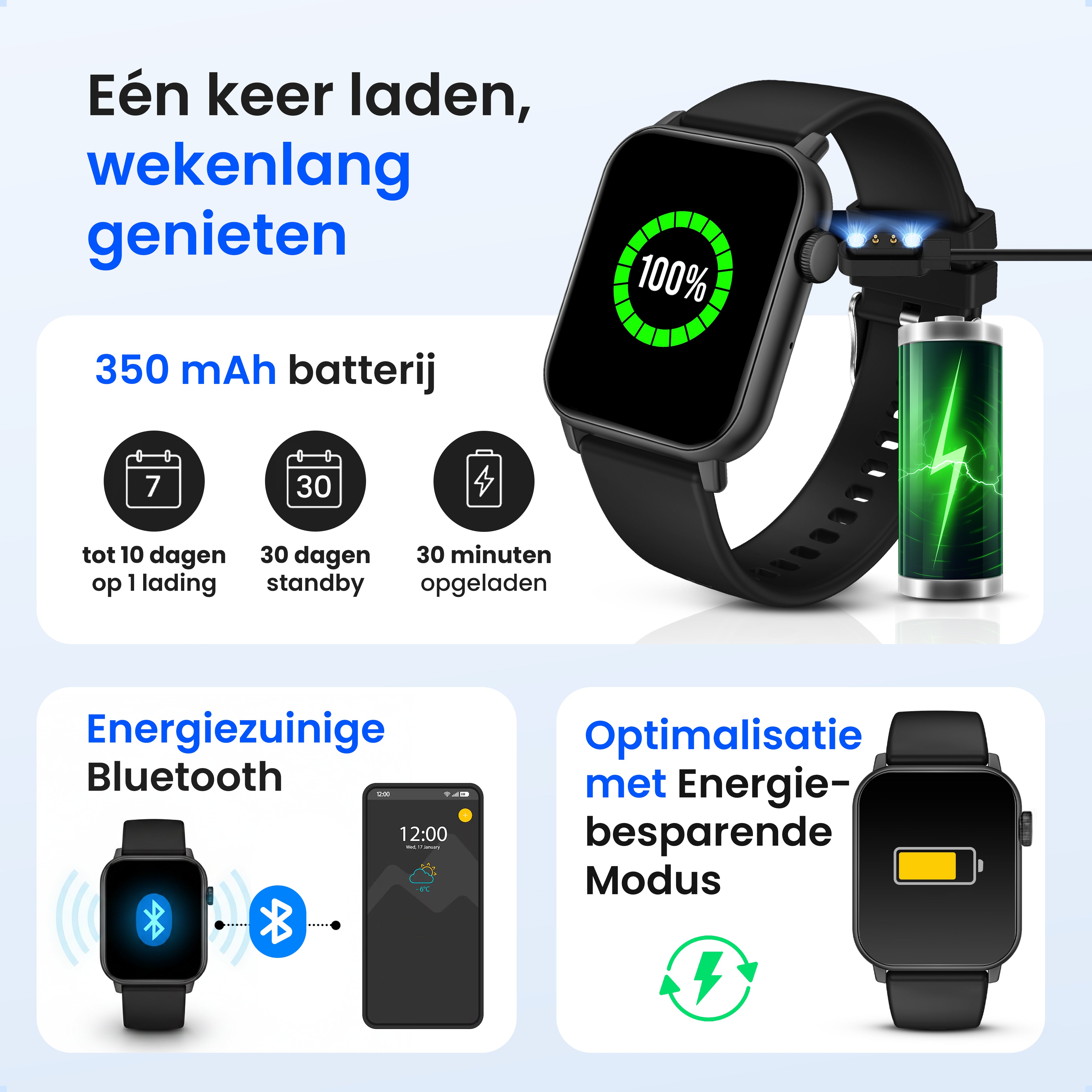 Siltcon Smartwatch Heren & Dames Pro