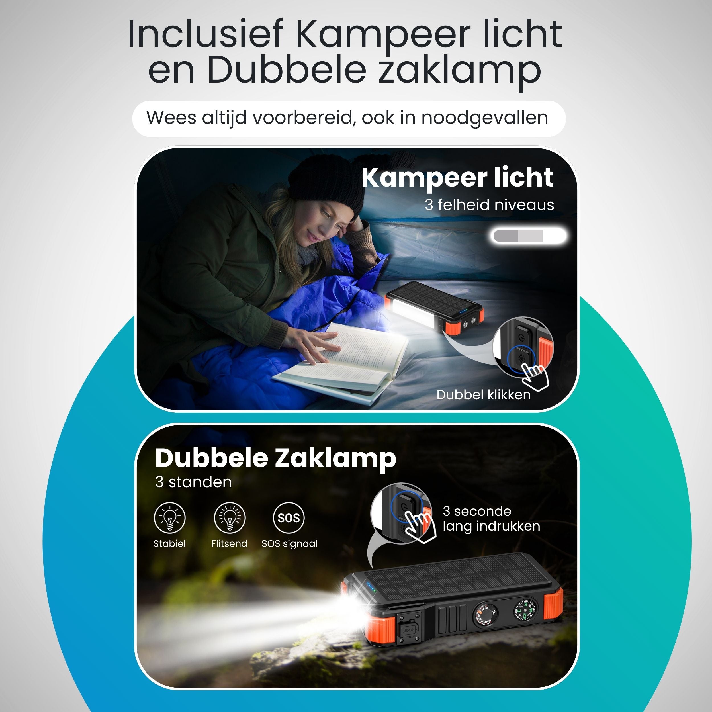 Siltcon – Solar Powerbank 20000 mAh - Siltcon