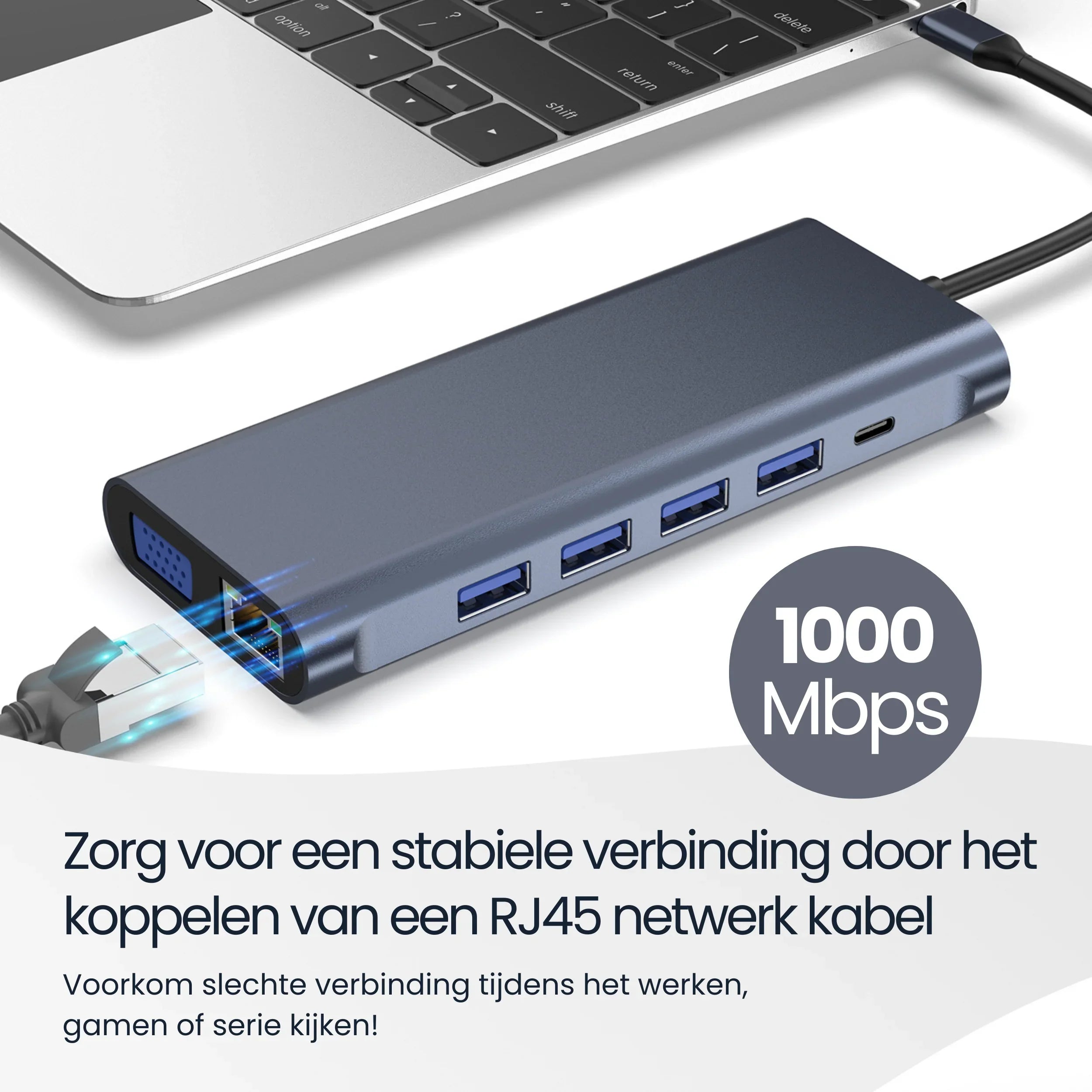 Siltcon USB C Hub 13 in 1 Docking Station Laptop - Siltcon