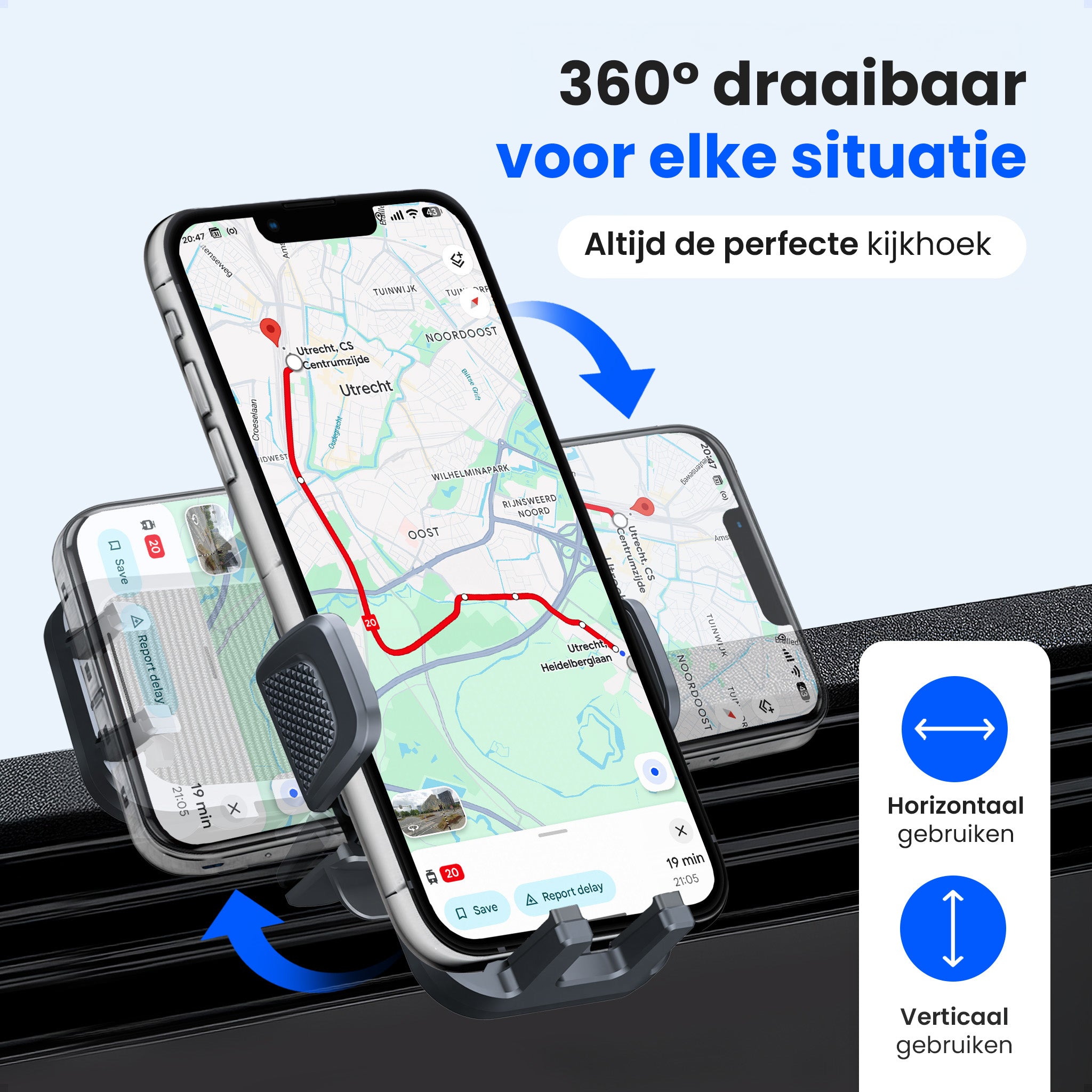 Siltcon® Telefoonhouder Auto Ventilatie