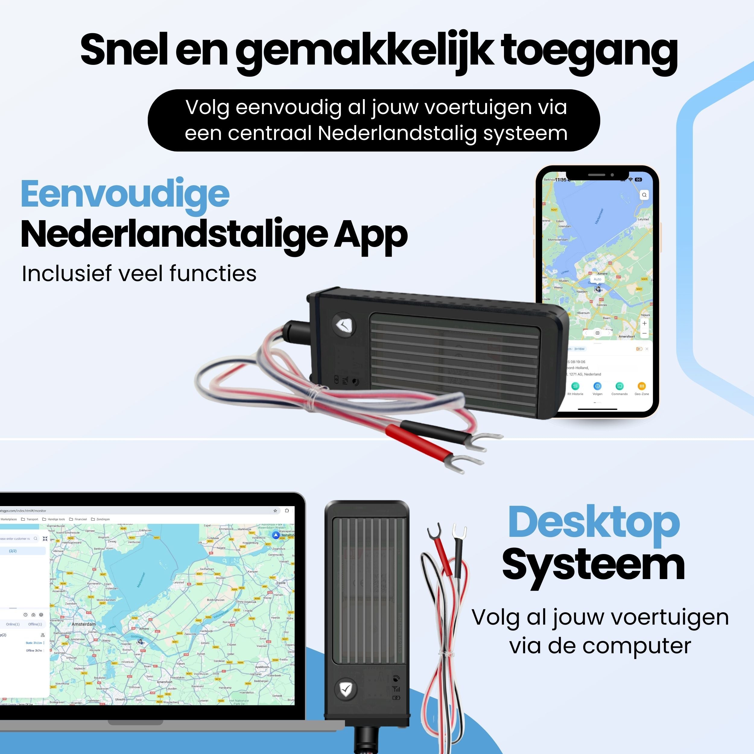 Protectly – GPS Tracker 12V – 24V