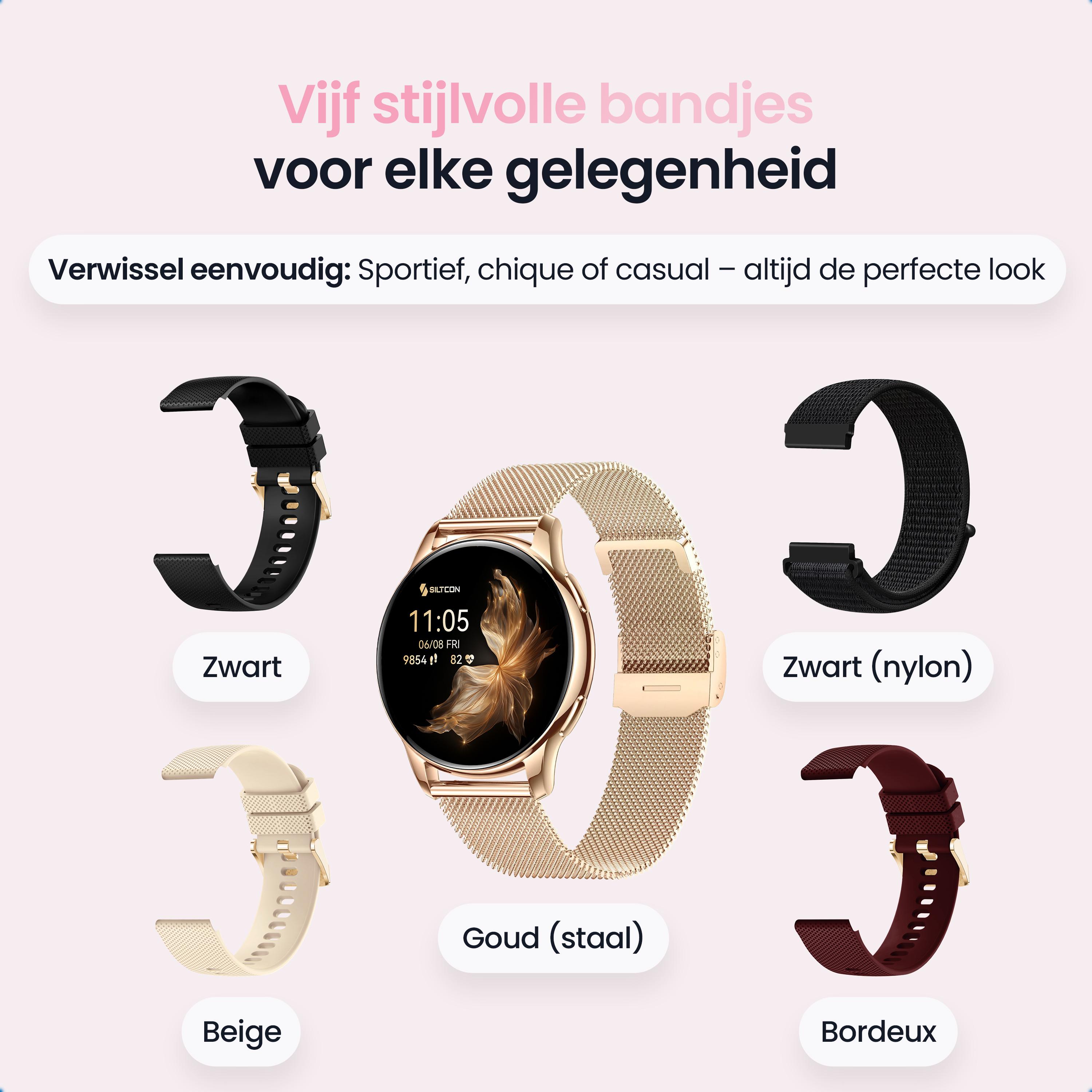 Siltcon® Smartwatch Bandjes – Origineel Bandjes voor Auréa Smartwatch