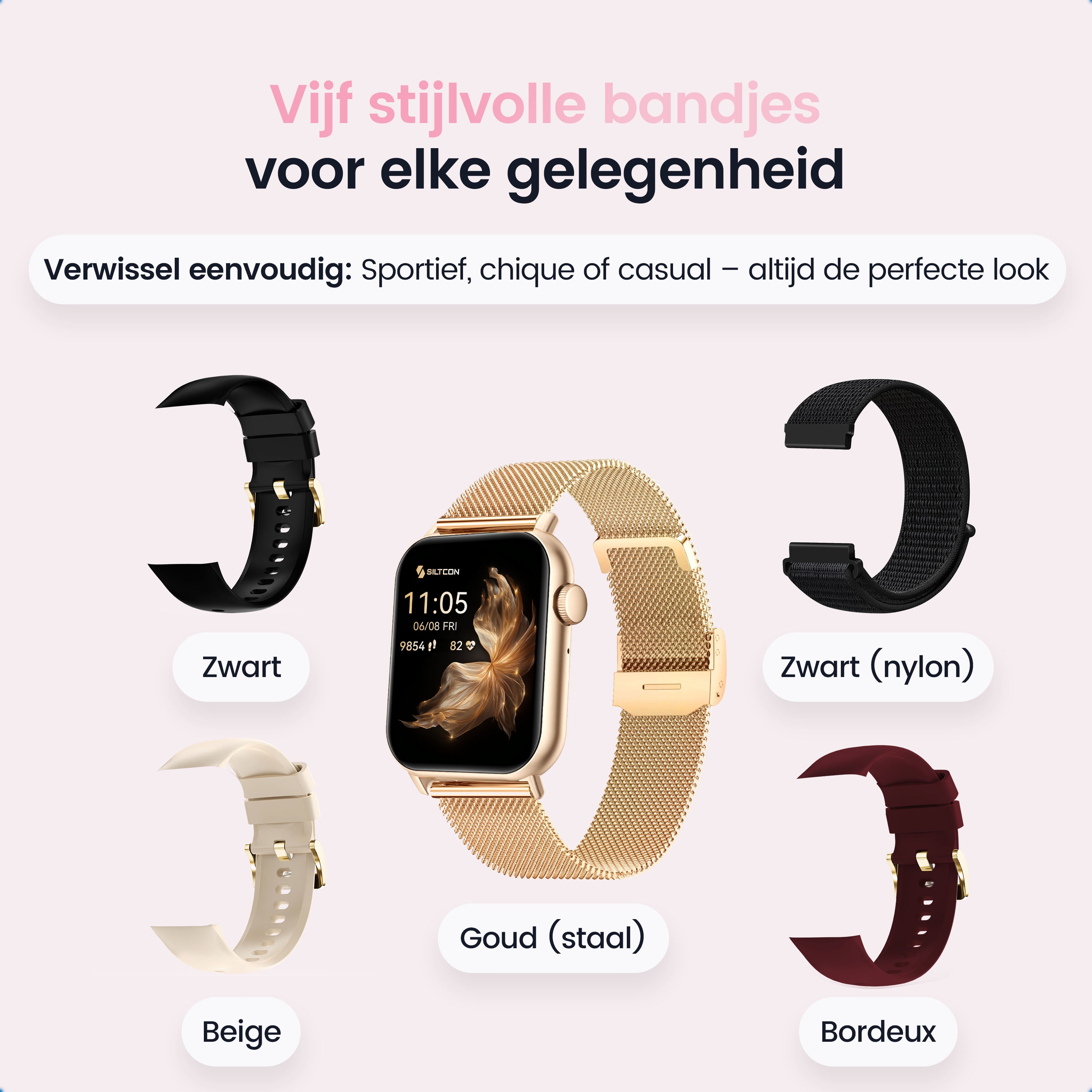 Siltcon Seréa Smartwatch Dames