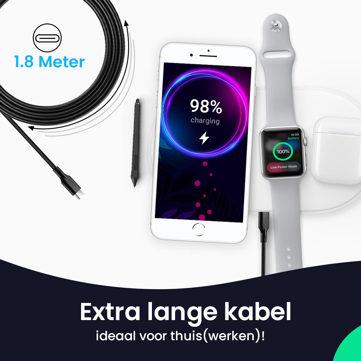 Siltcon® USB-C charger 100W