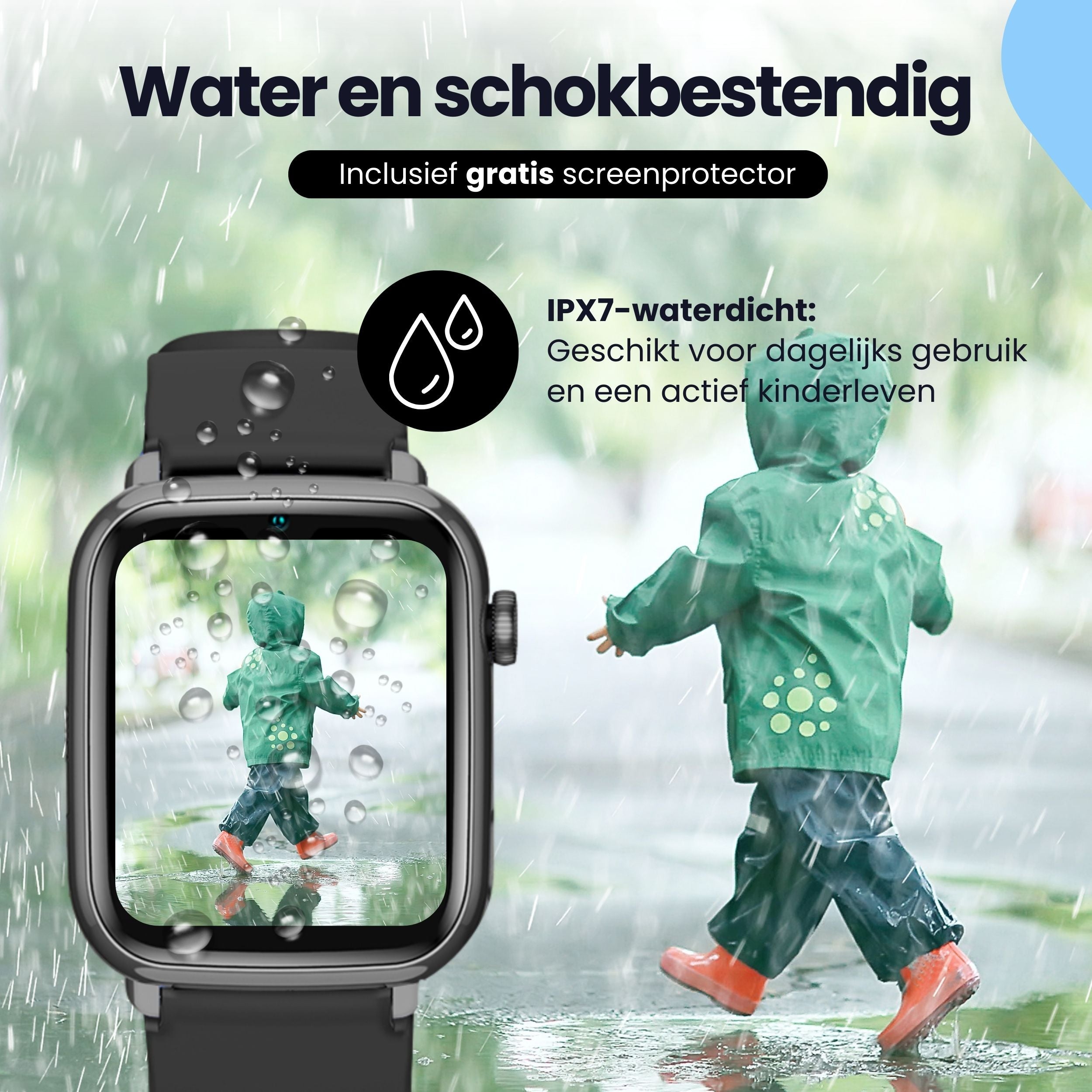 Protectly Kinder GPS Horloge – Smartwatch kind met bellen – GPS & SOS