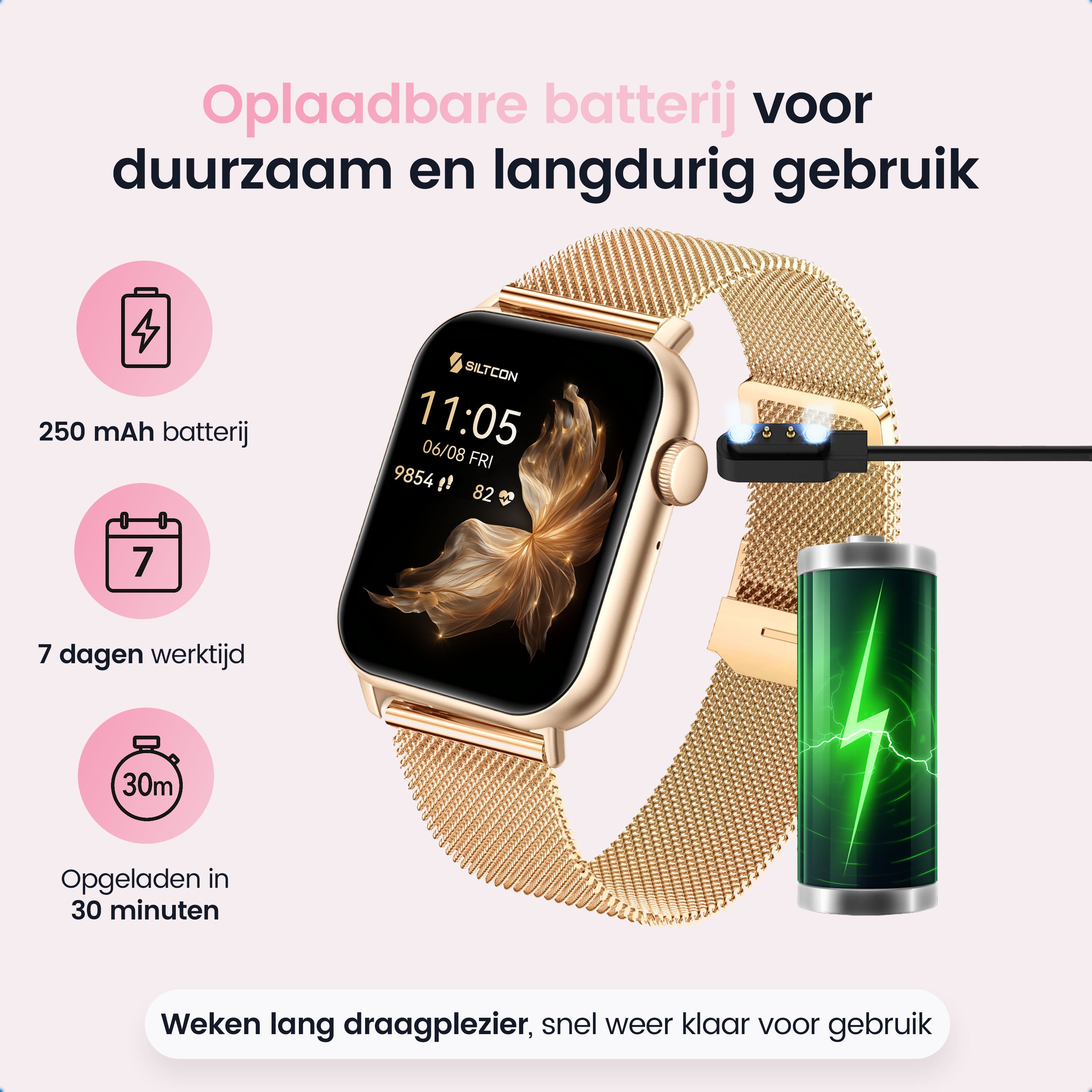 Siltcon Seréa Smartwatch Dames