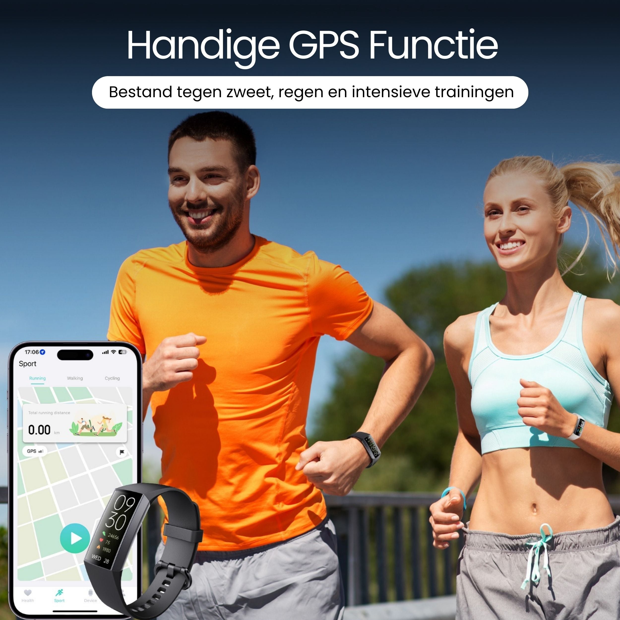 Siltcon® Activity Tracker Pro – Stappenteller Horloge