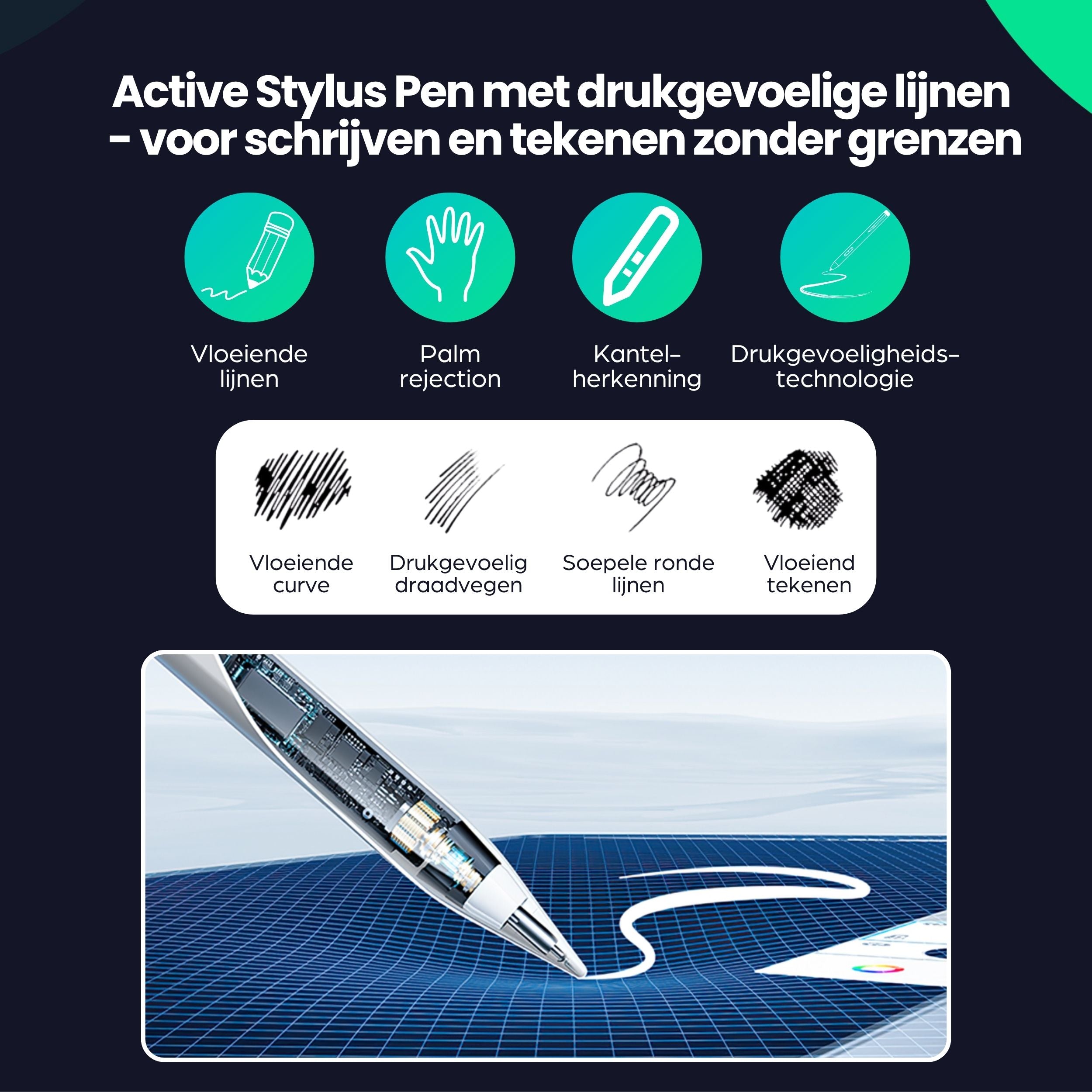 Siltcon Stylus Pen iPad – Magnetisch & Nauwkeurig Schrijven