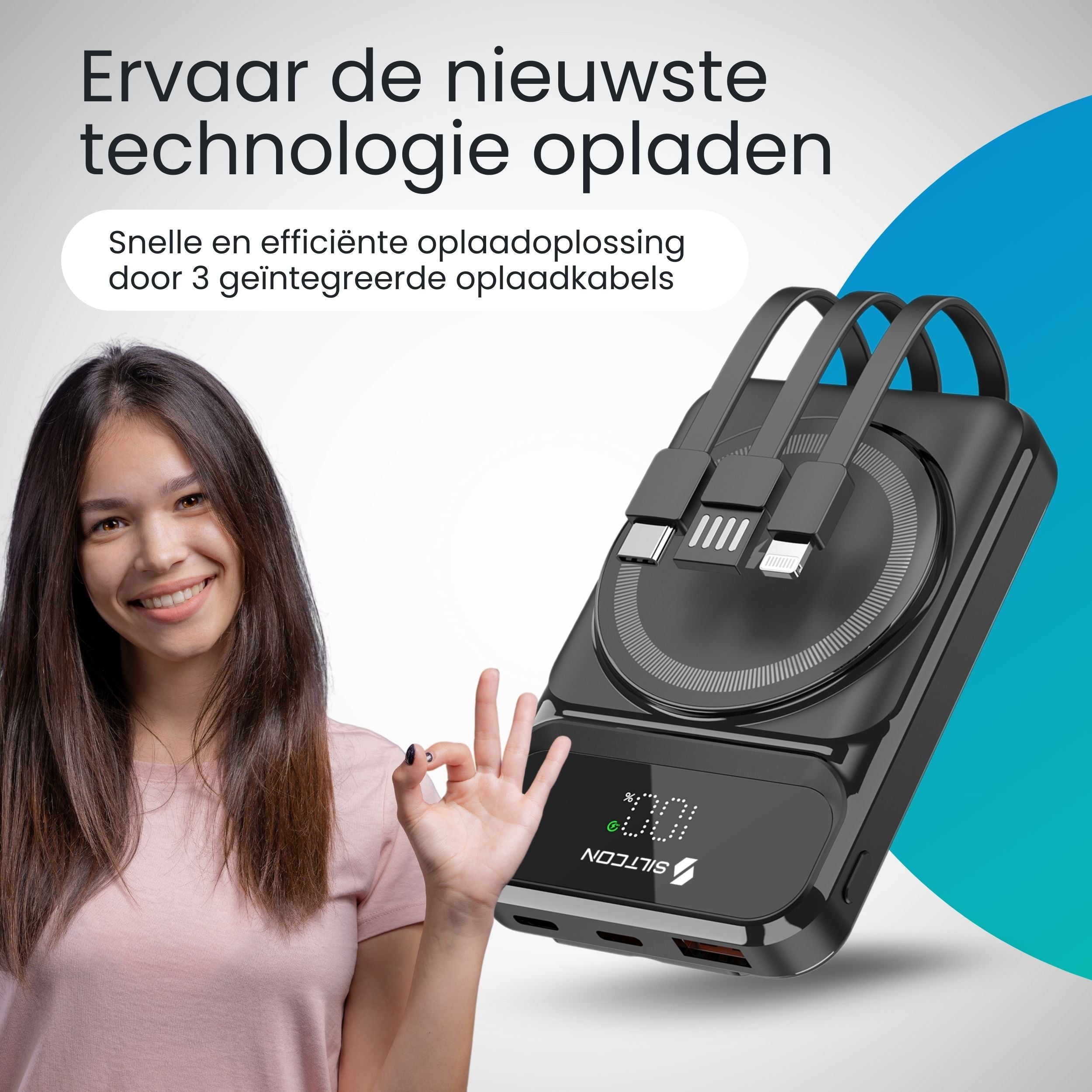 Magnetische Powerbank 10000 mAh