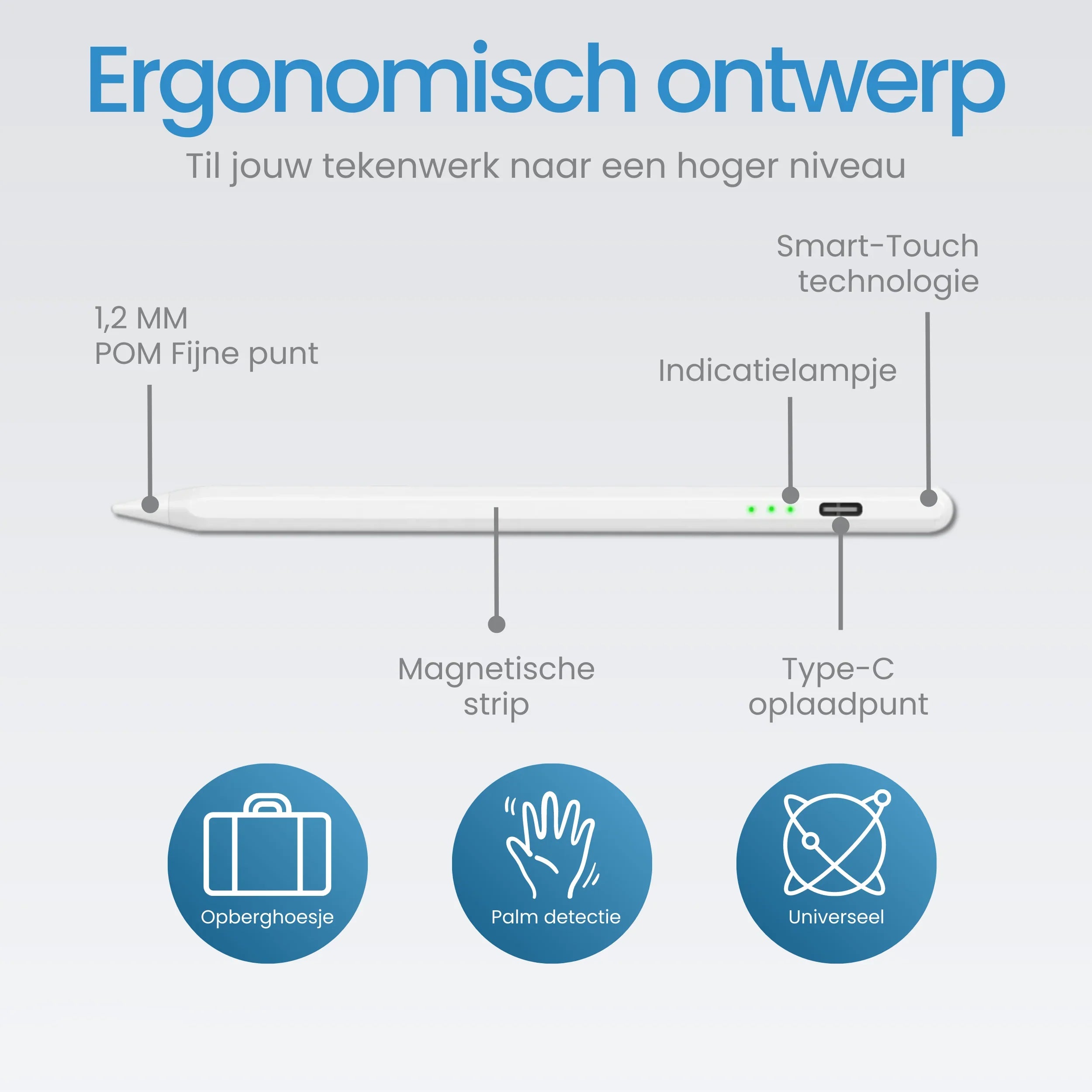 Siltcon Stylus Pen Universeel - Siltcon