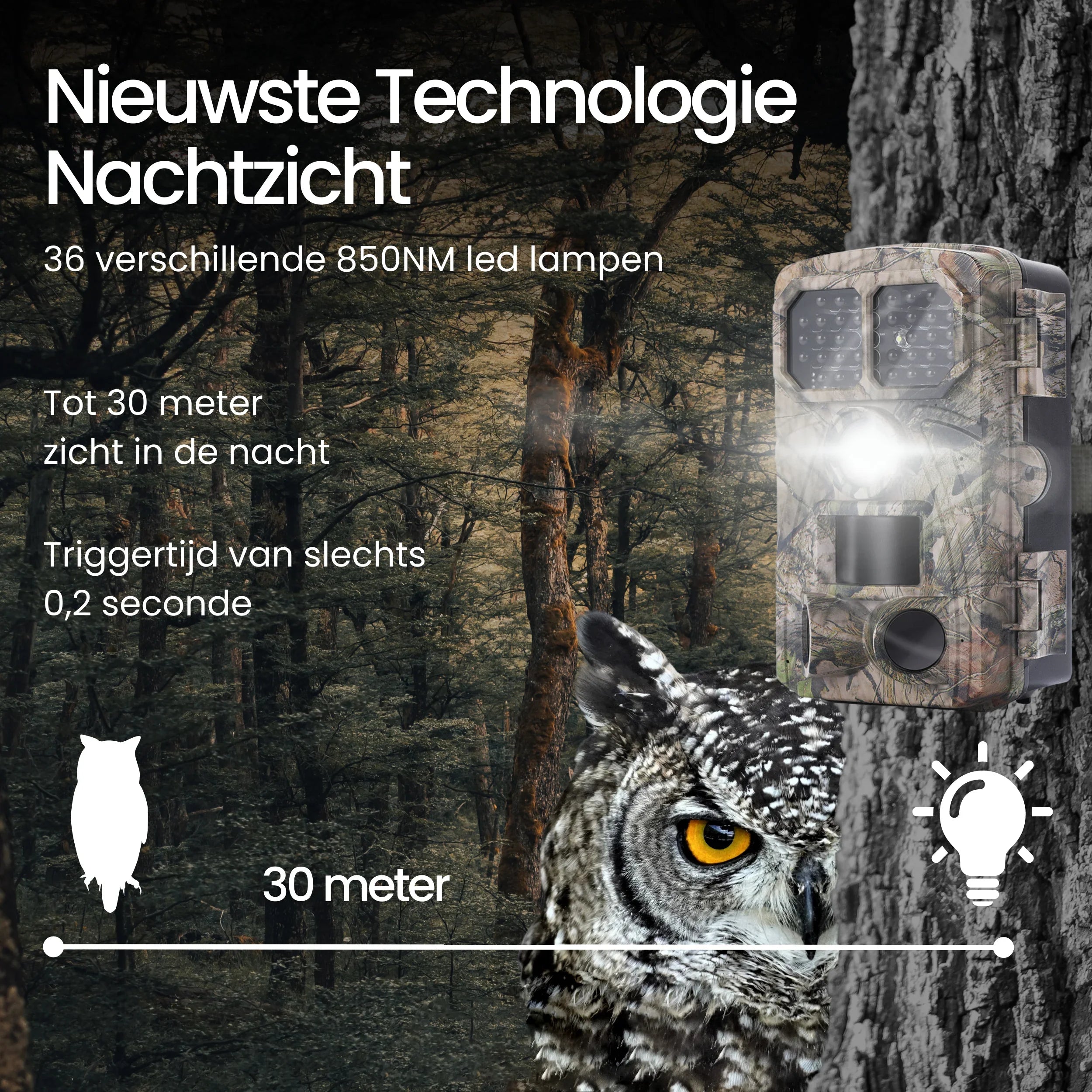 Siltcon Wildcamera met Nachtzicht – 4K