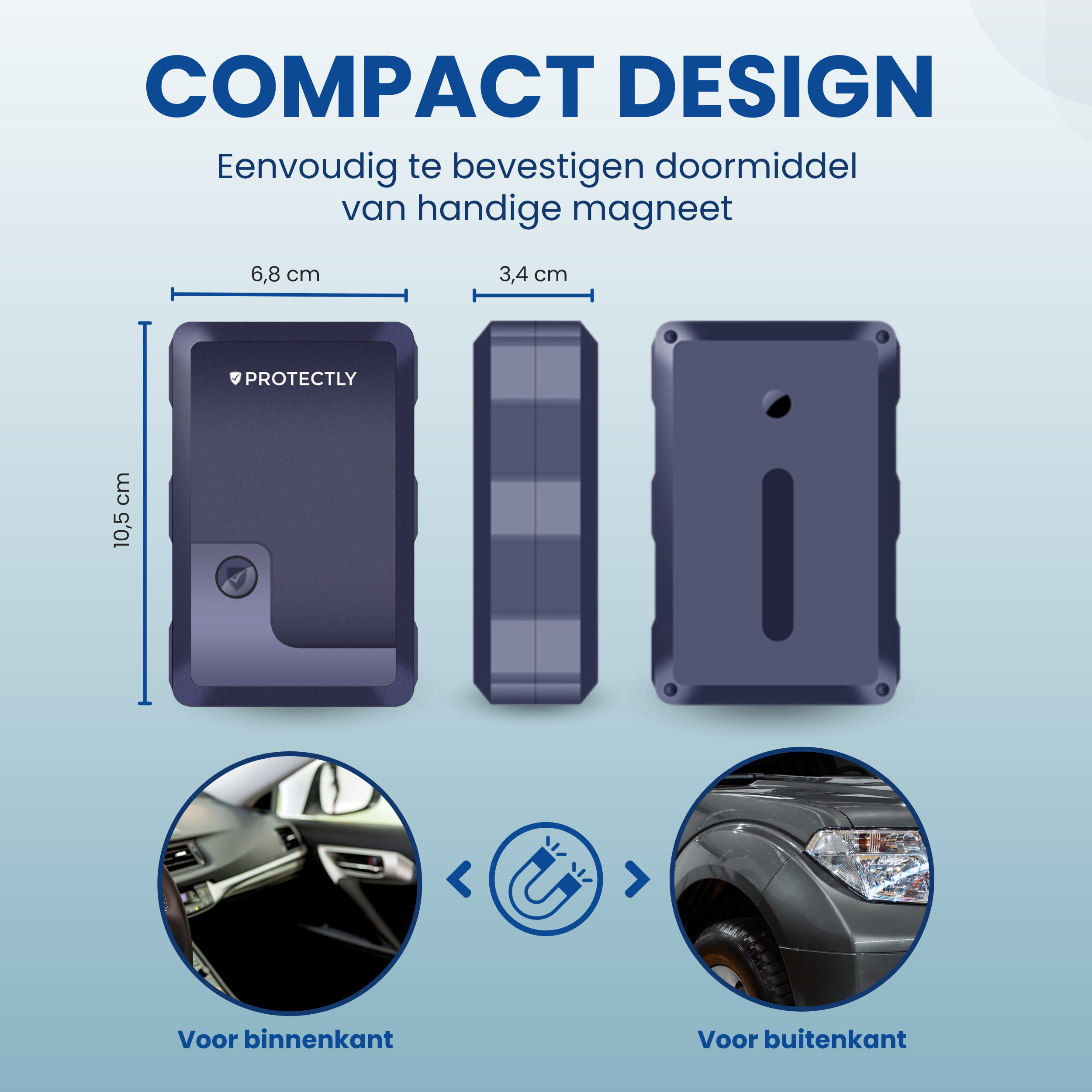 Protectly GPS Tracker Zonder Abonnement - 4G