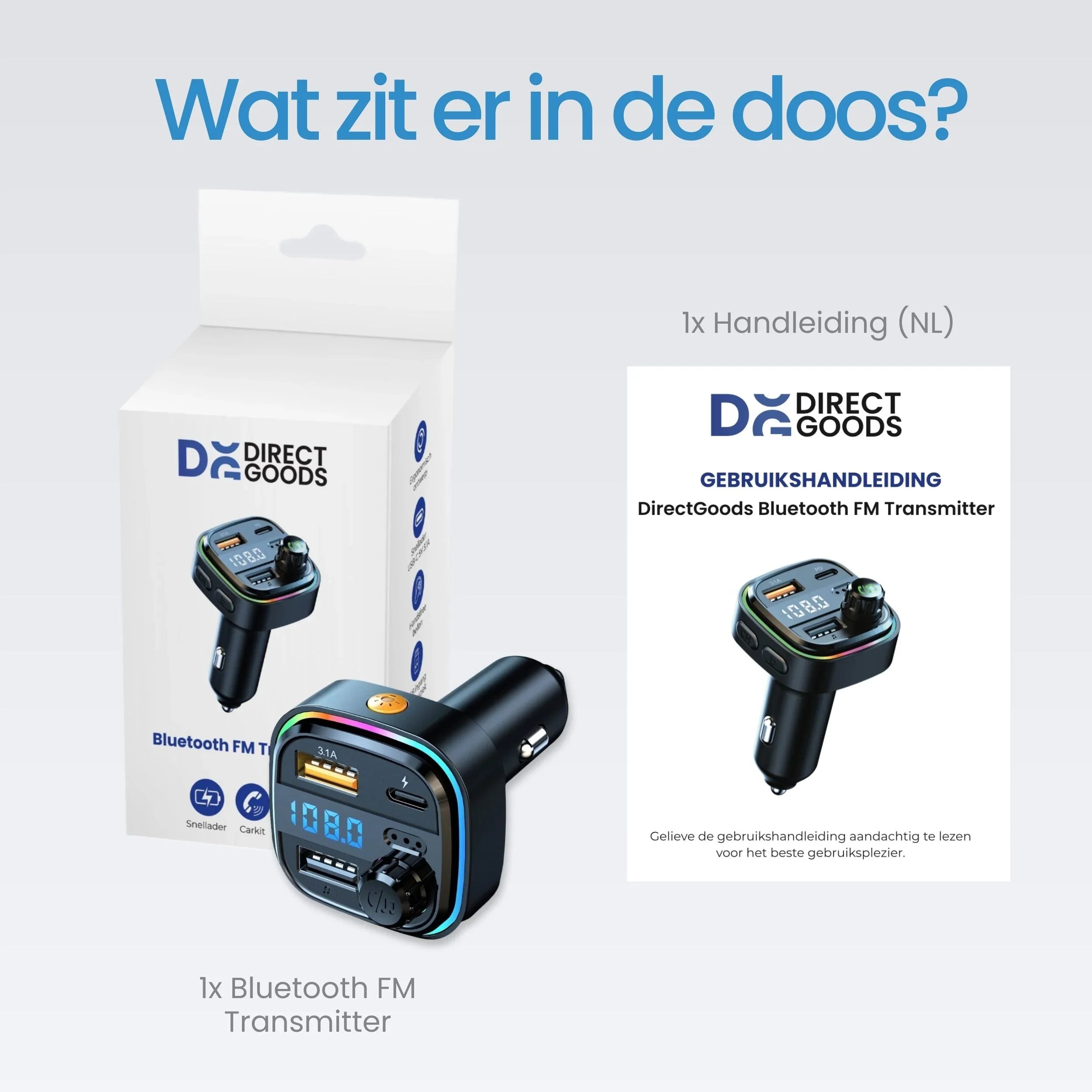 Siltcon Bluetooth FM Transmitter Auto – Snellader