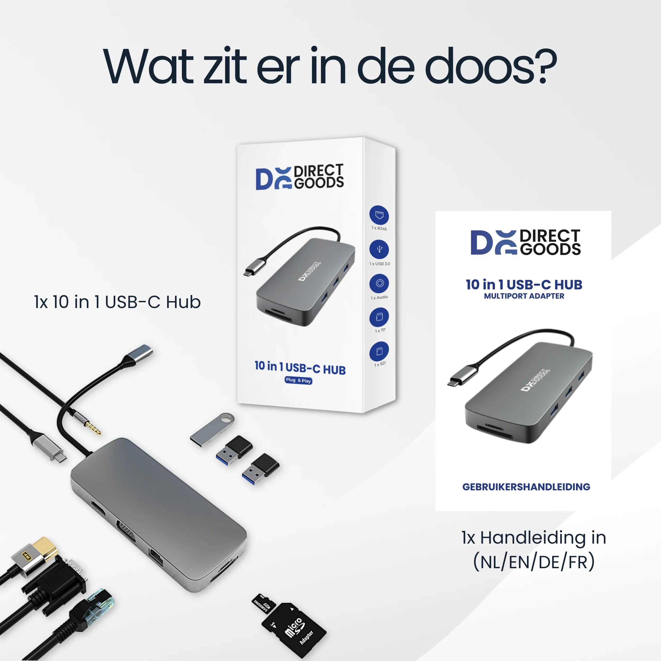 Siltcon 10-in-1 USB-C Hub voor Laptop - Siltcon