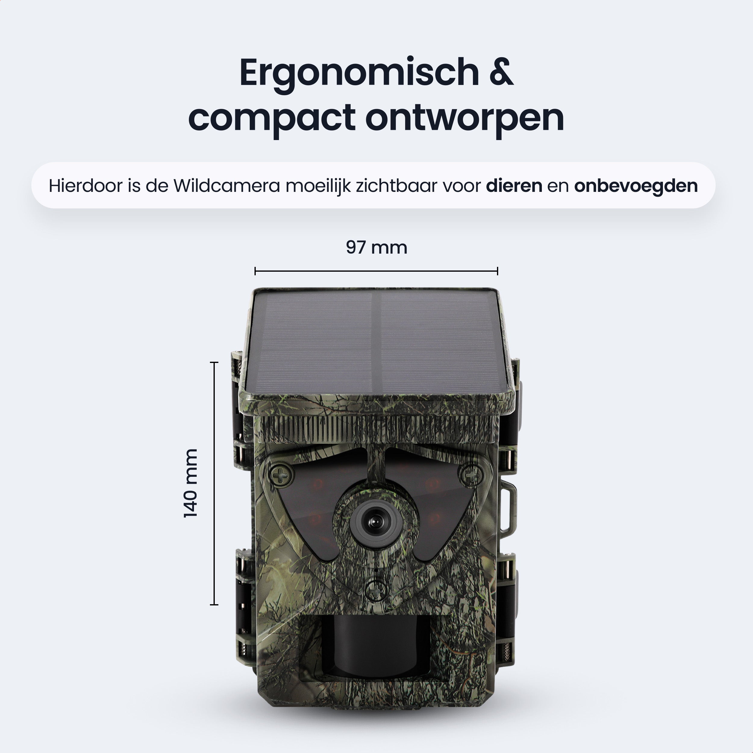 Siltcon – 8K Wildcamera met Zonnepaneel – WiFi