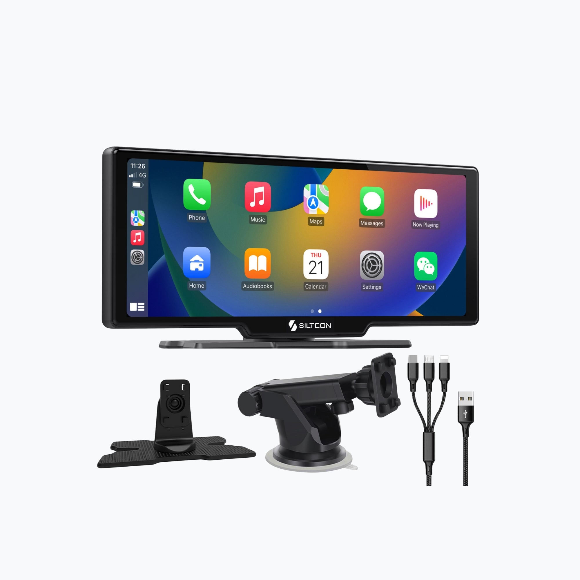 Siltcon® CarPlay - Andriod Auto Scherm 10.26 Inch - Zonder camera