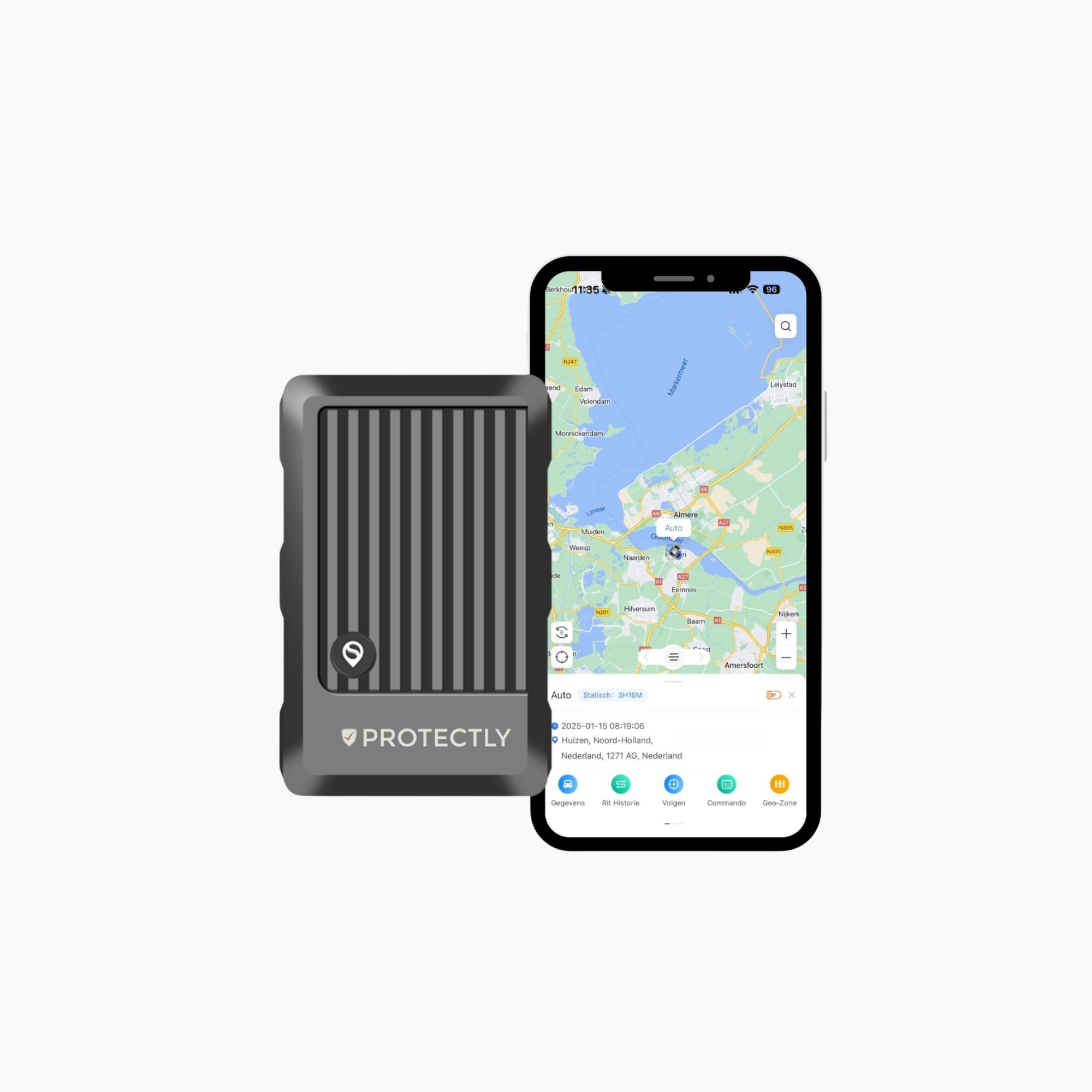 Protectly® GPS Tracker Extreme - With Sim - Incl. Lifetime tracking!