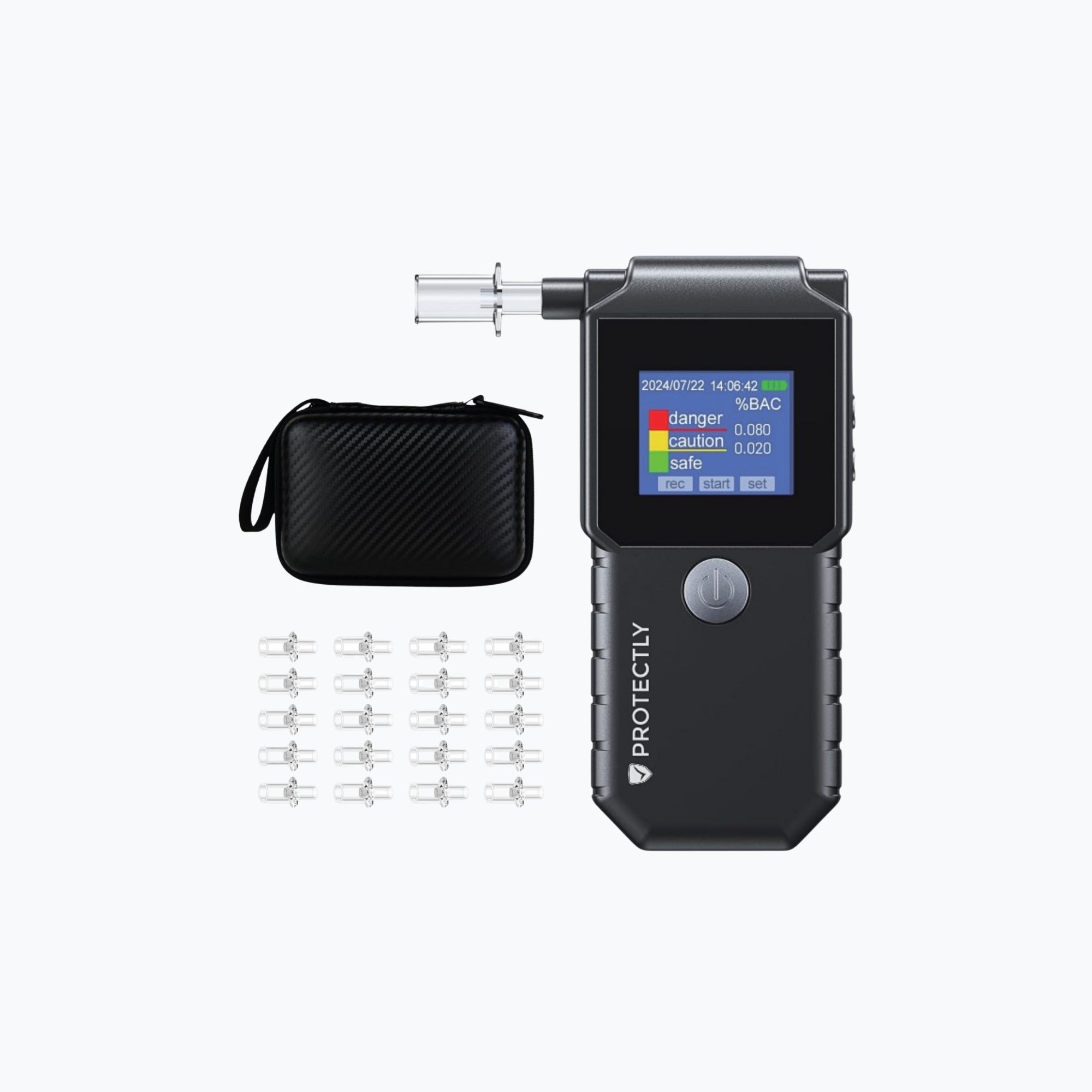 Protectly Alcoholtester Digitaal – 20 mondstukjes