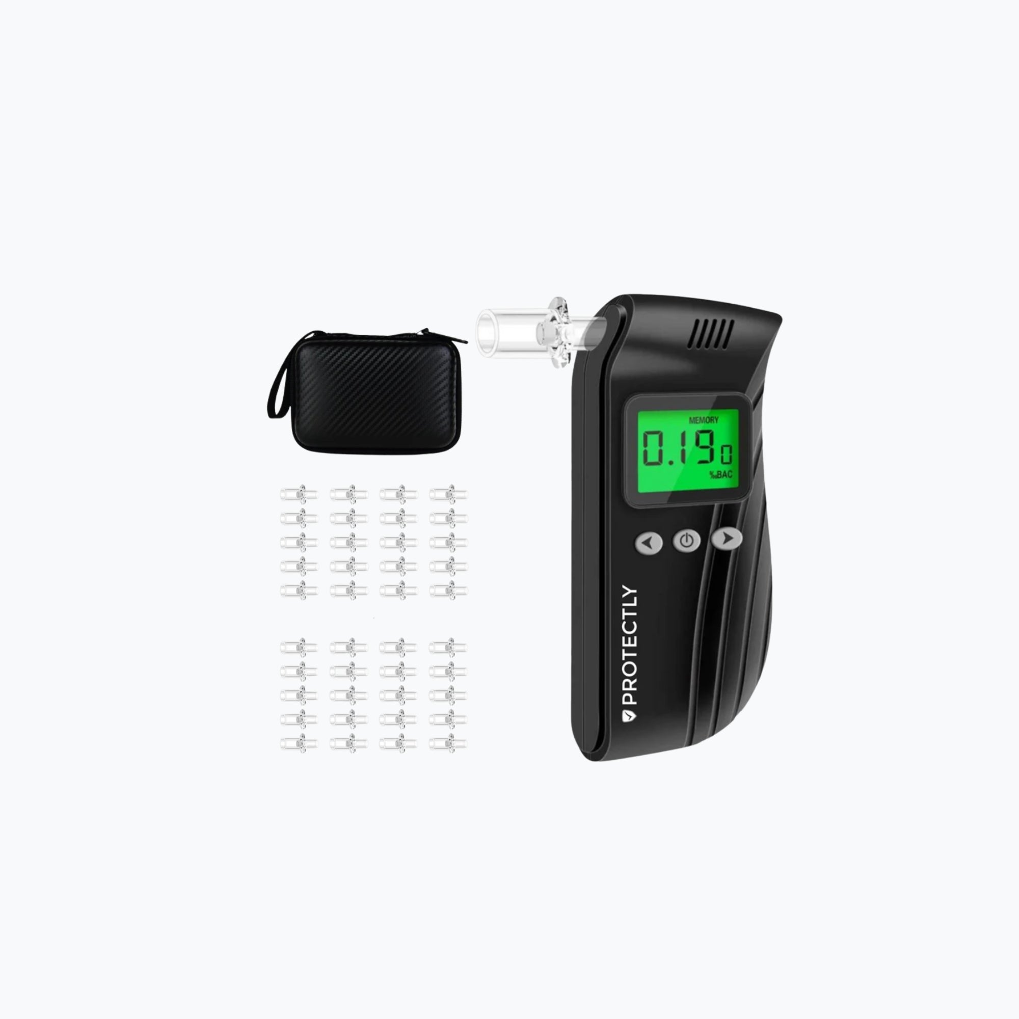 Protectly Digitale Alcoholtester + 20 extra mondstukjes