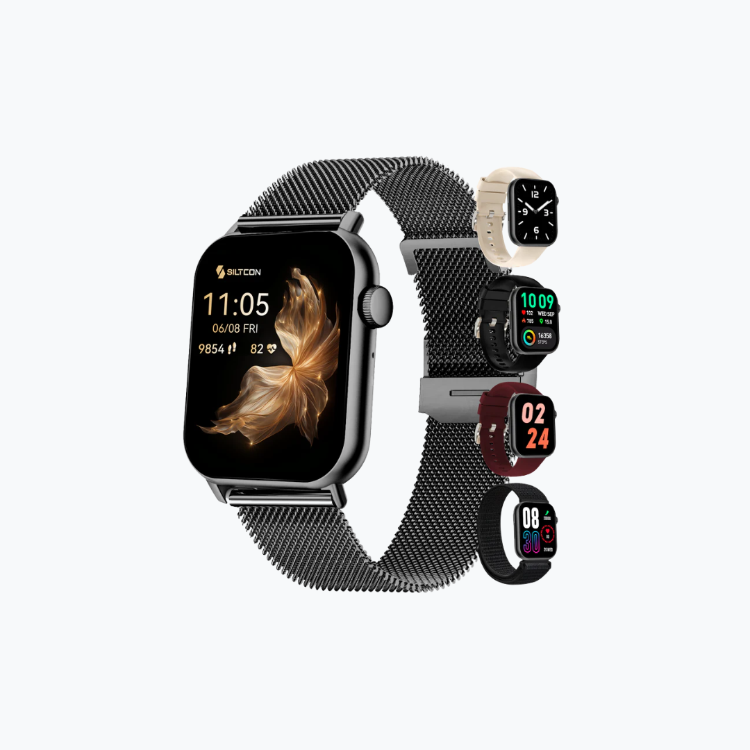Siltcon Seréa Smartwatch Dames - Zwart
