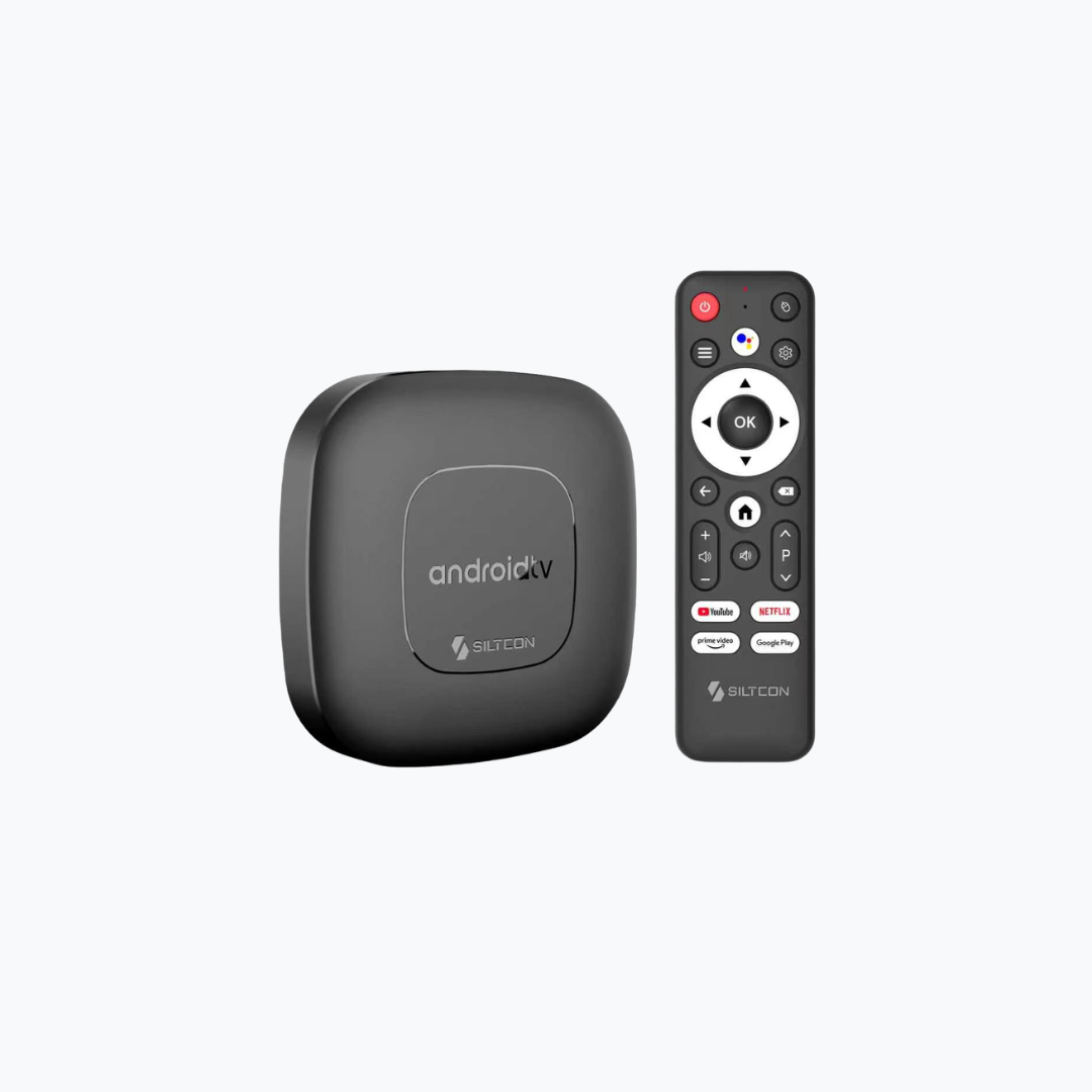Siltcon® Android TV Box 4K & 8K HDR - Zwart